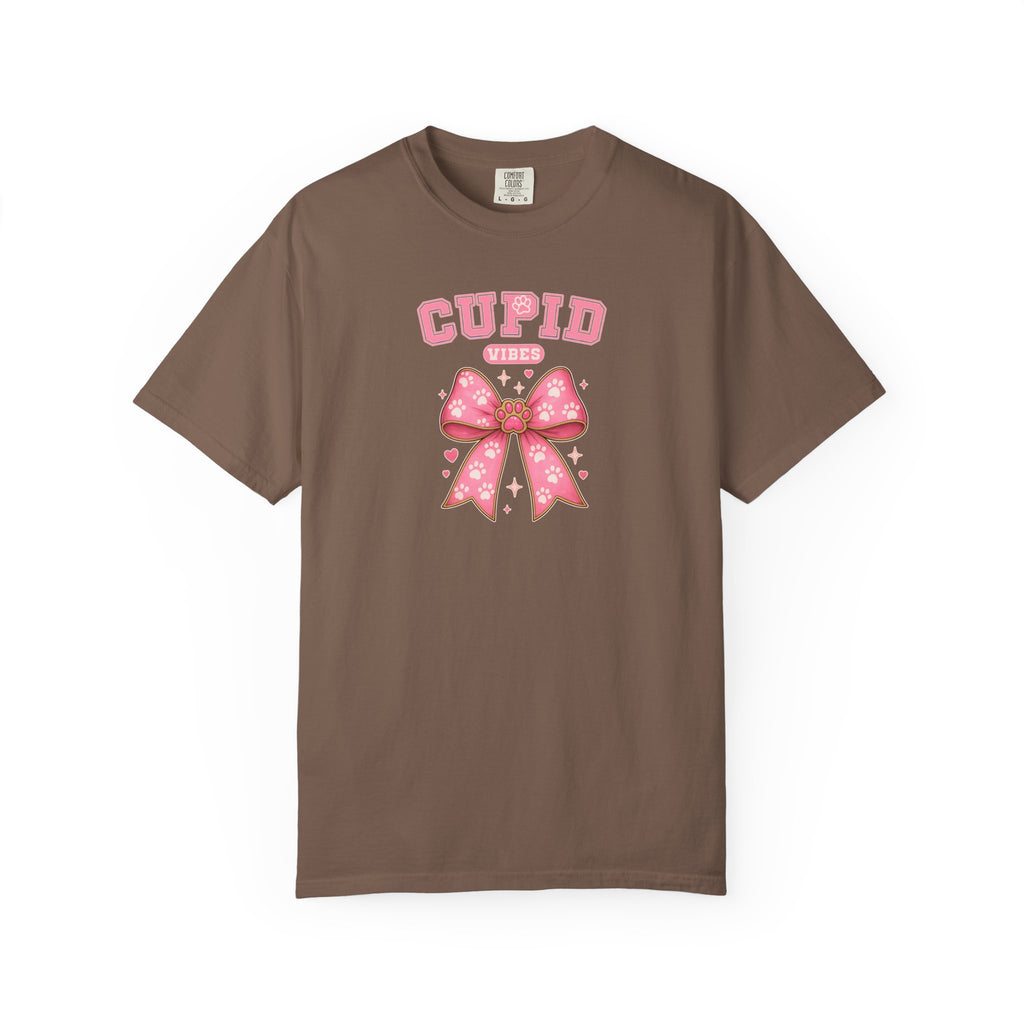 Dog Mom Cupid Vibes Valentines Day T-Shirt