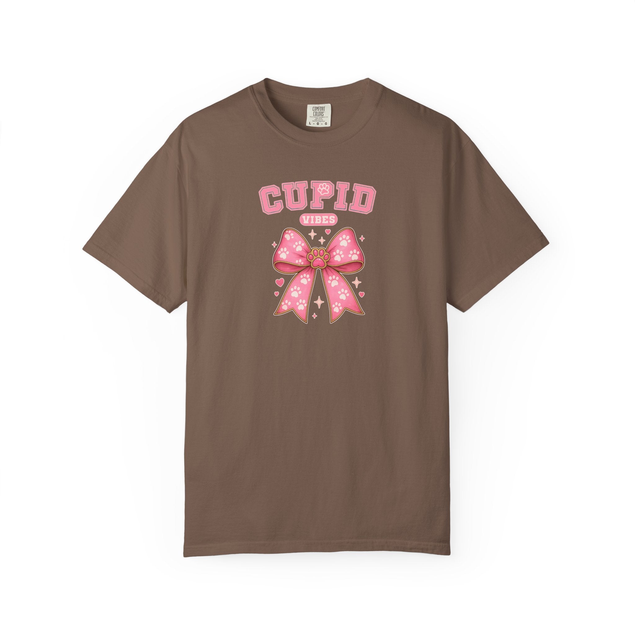 Dog Mom Cupid Vibes Valentines Day T-Shirt