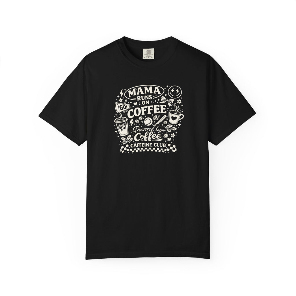 Coffee Mama Doodle Collage T-Shirt