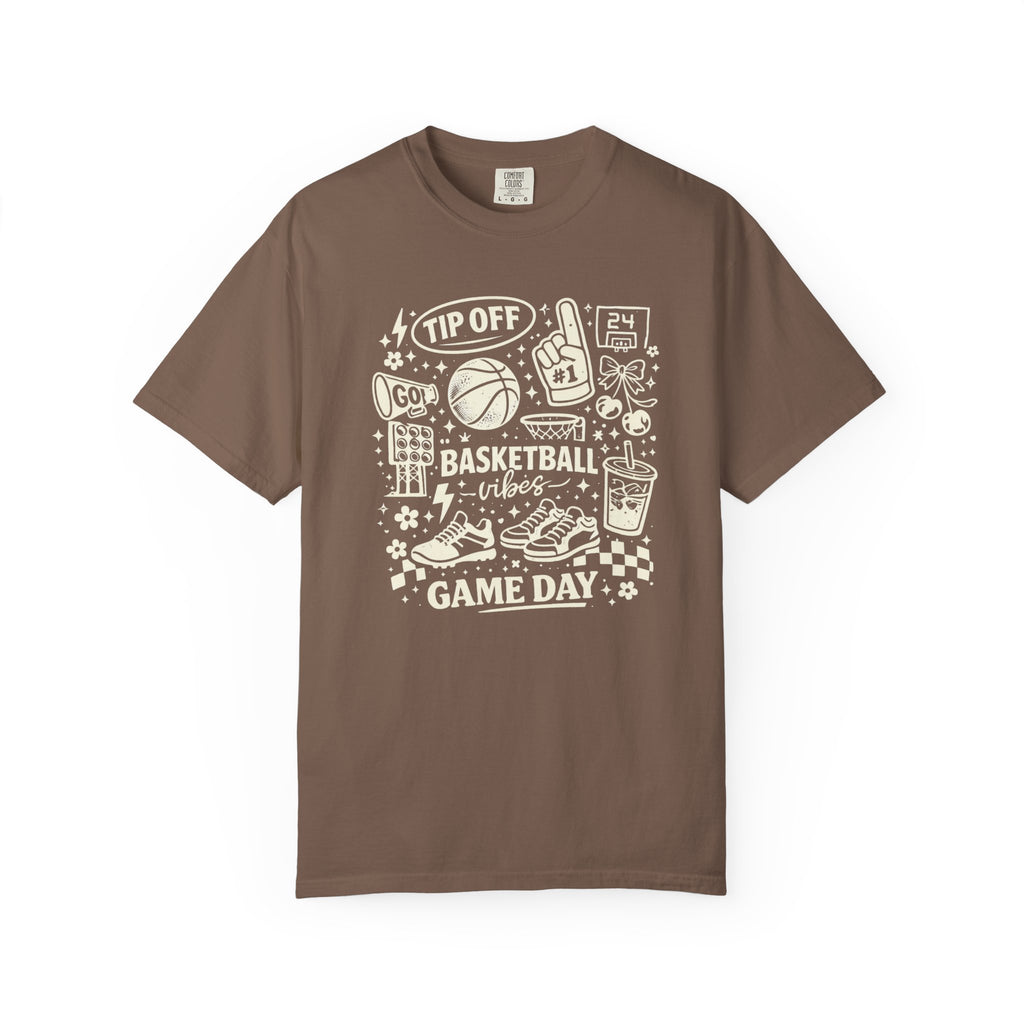 Basketball Mom Doodle Collage T-Shirt