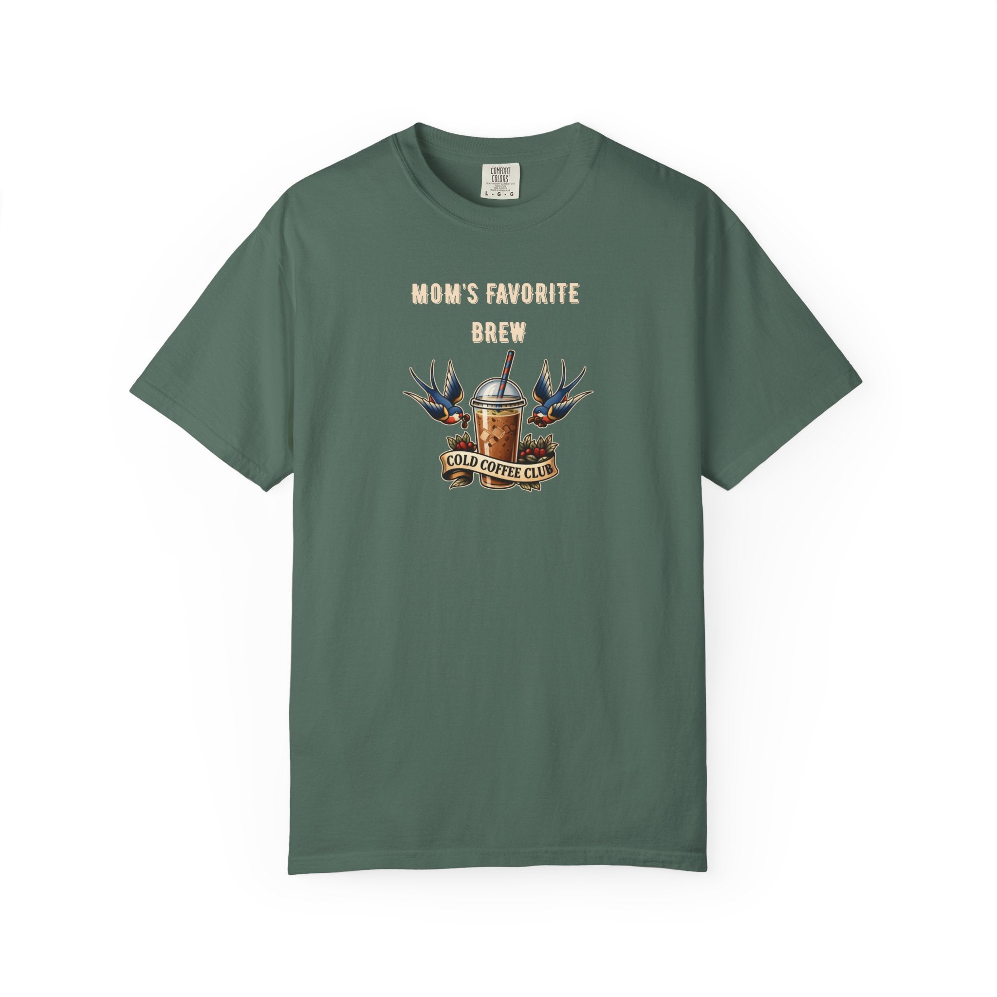 Mom's Favorite Brew Cold Coffee Club T-Shirt
