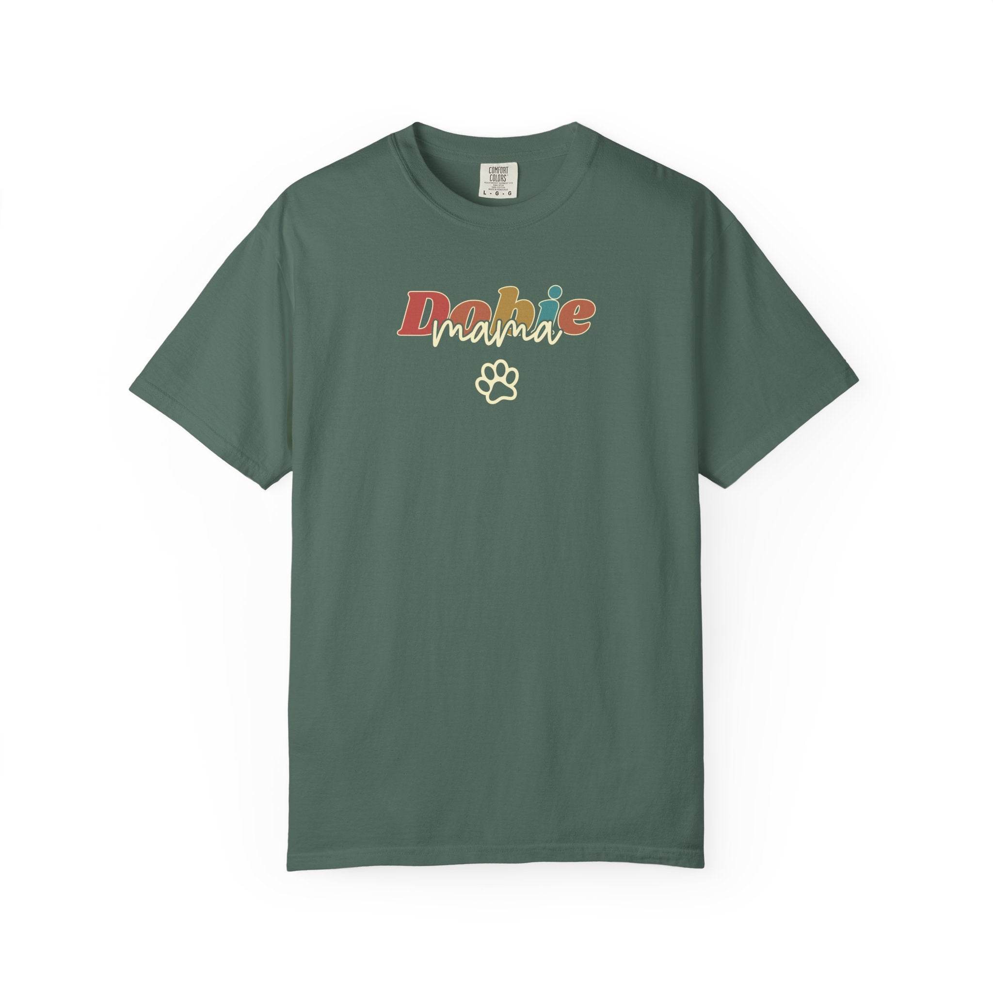 Doberman Dog Mom Retro Colored T-Shirt