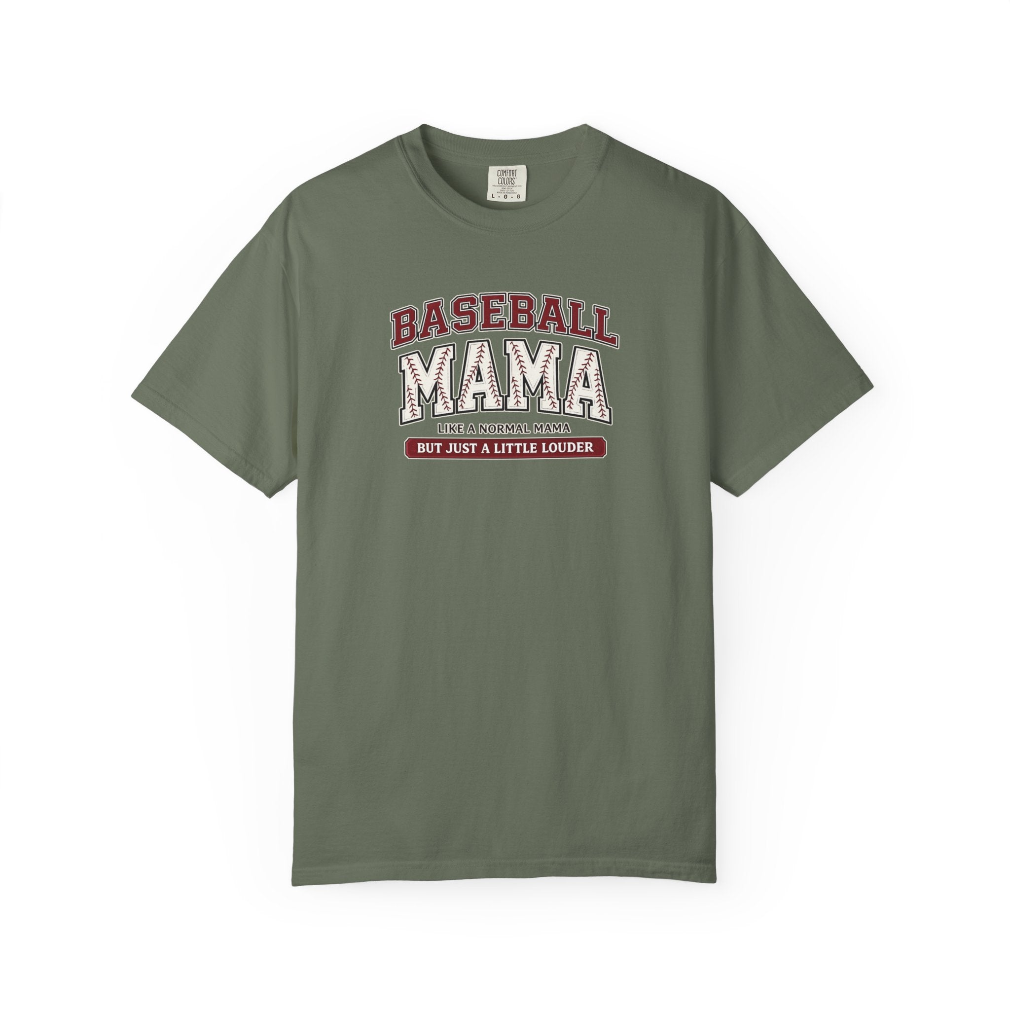 Baseball Mama Just Little Louder T-Shirt