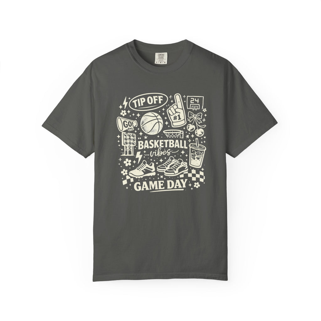 Basketball Mom Doodle Collage T-Shirt