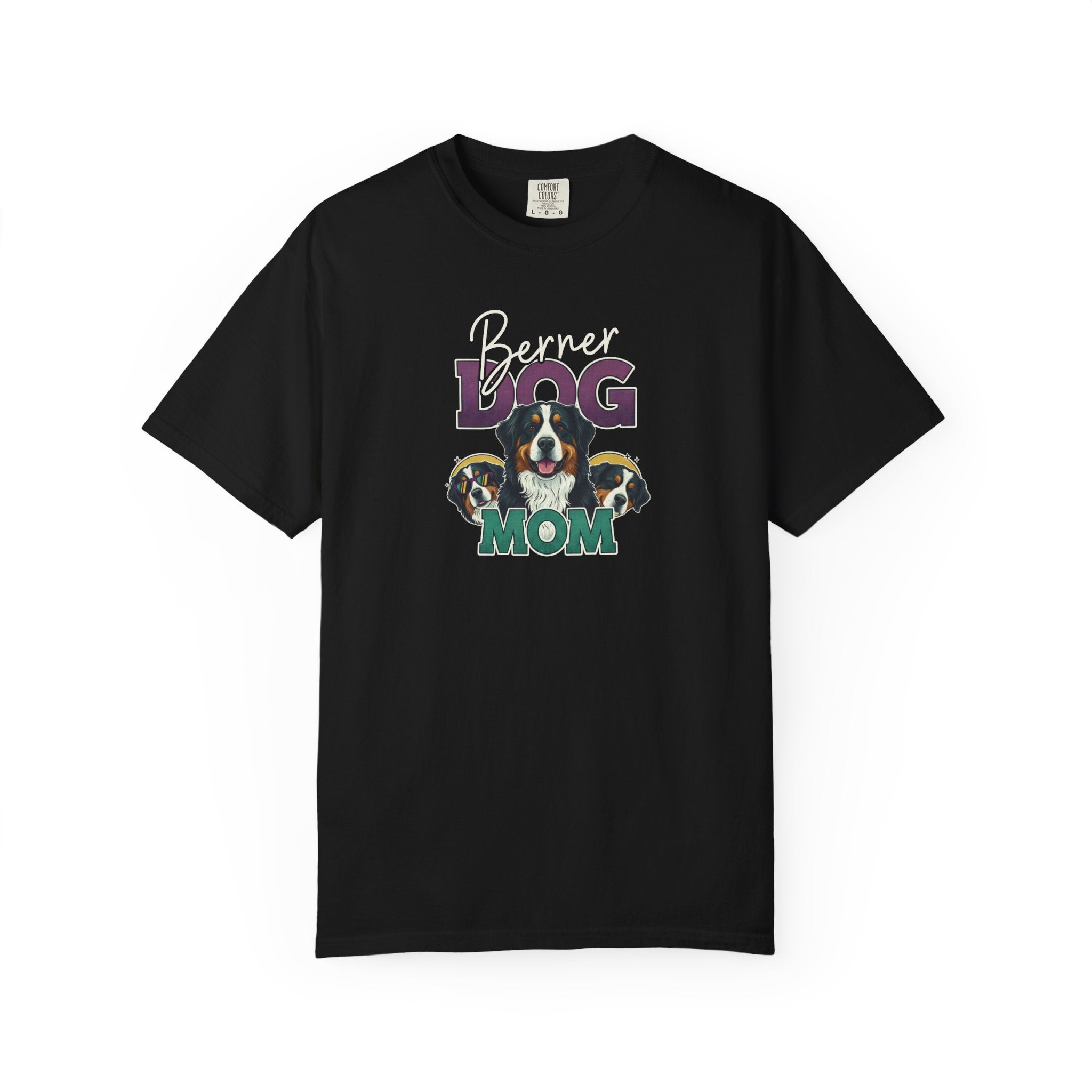 Bernese Mountain Dog Mom Halftone T-Shirt