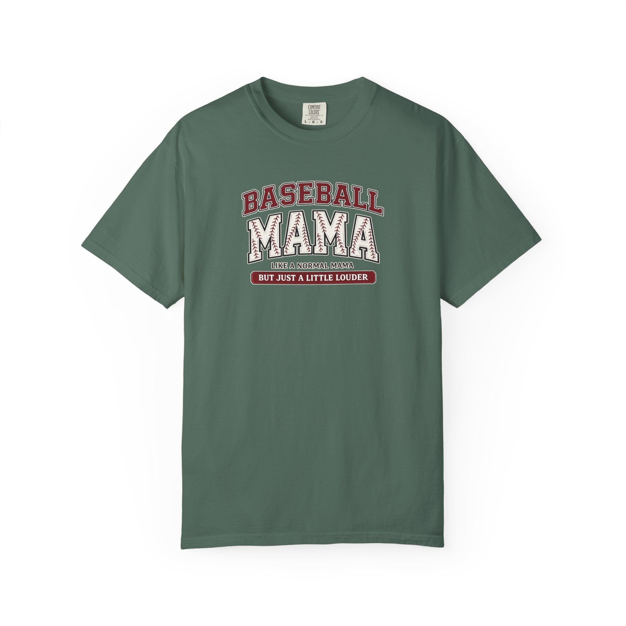 Baseball Mama Just Little Louder T-Shirt