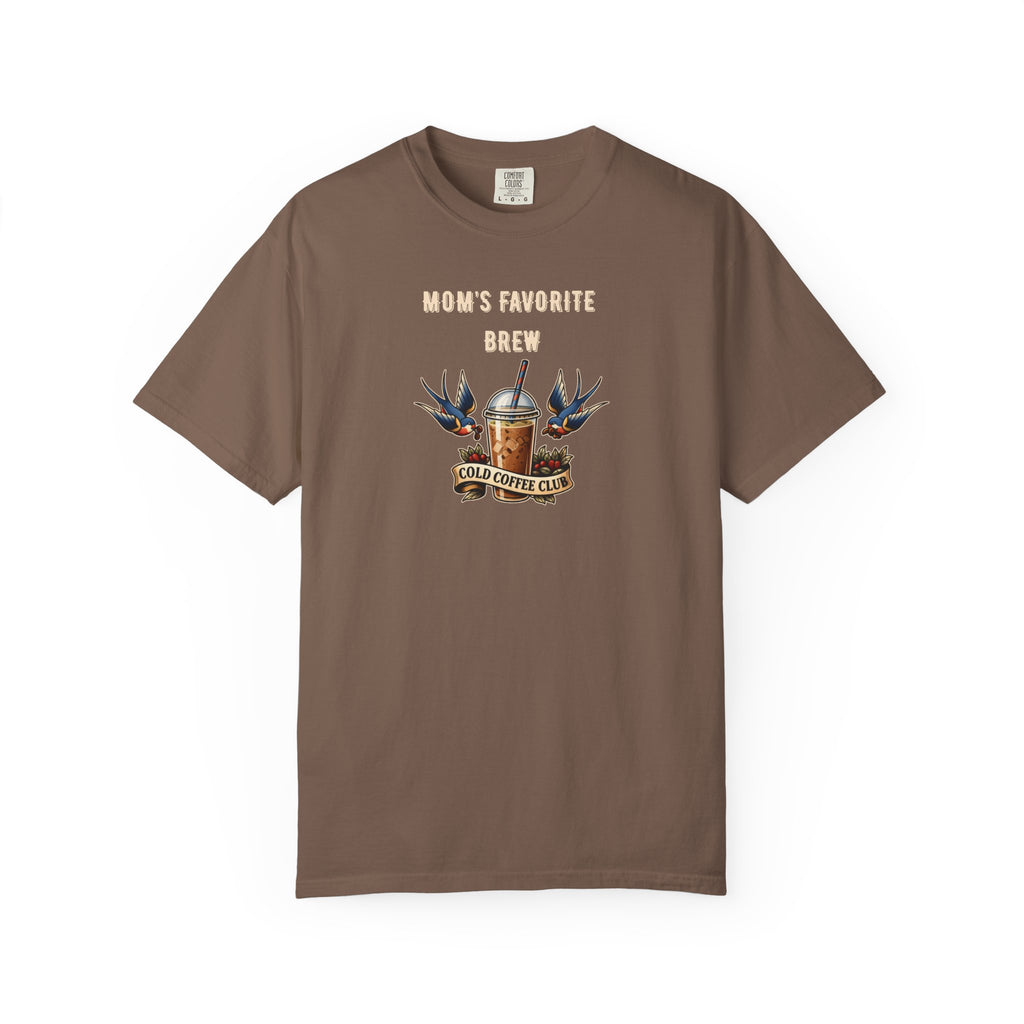 Mom's Favorite Brew Cold Coffee Club T-Shirt