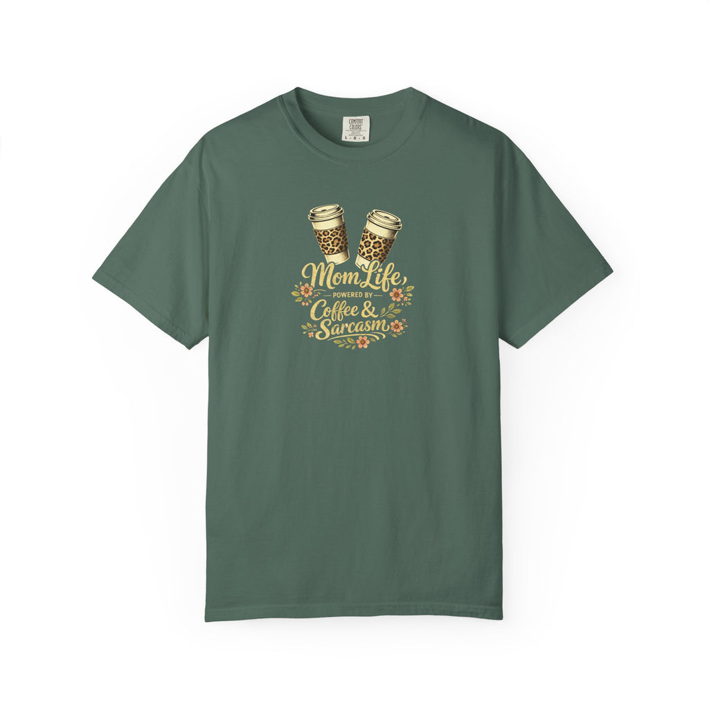 Mom Life Coffee and Sarcasm T-Shirt