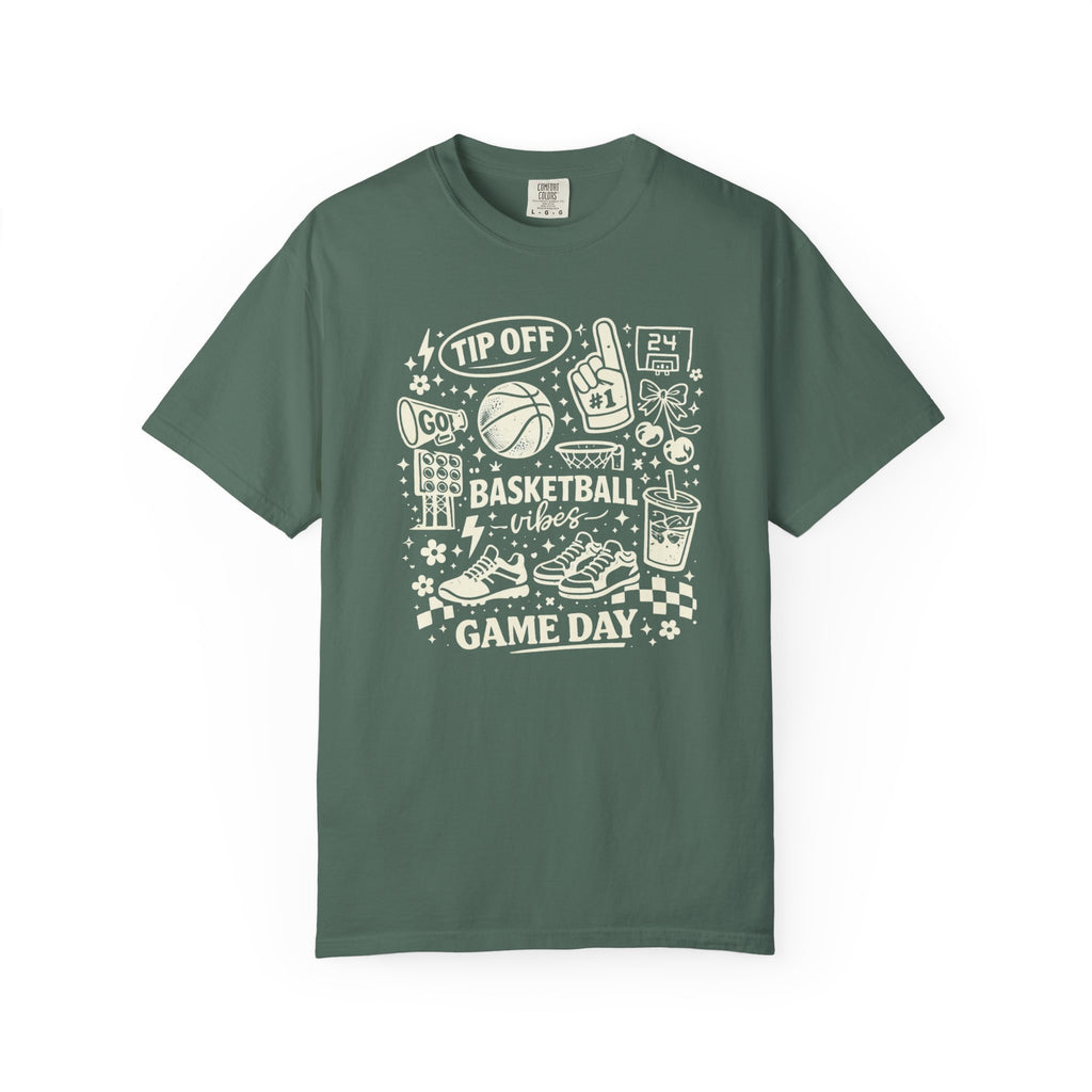 Basketball Mom Doodle Collage T-Shirt