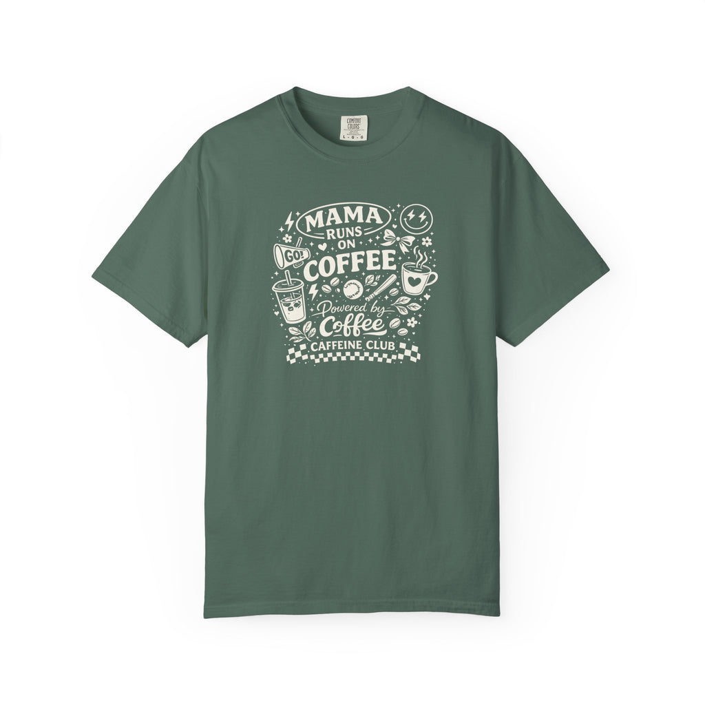 Coffee Mama Doodle Collage T-Shirt