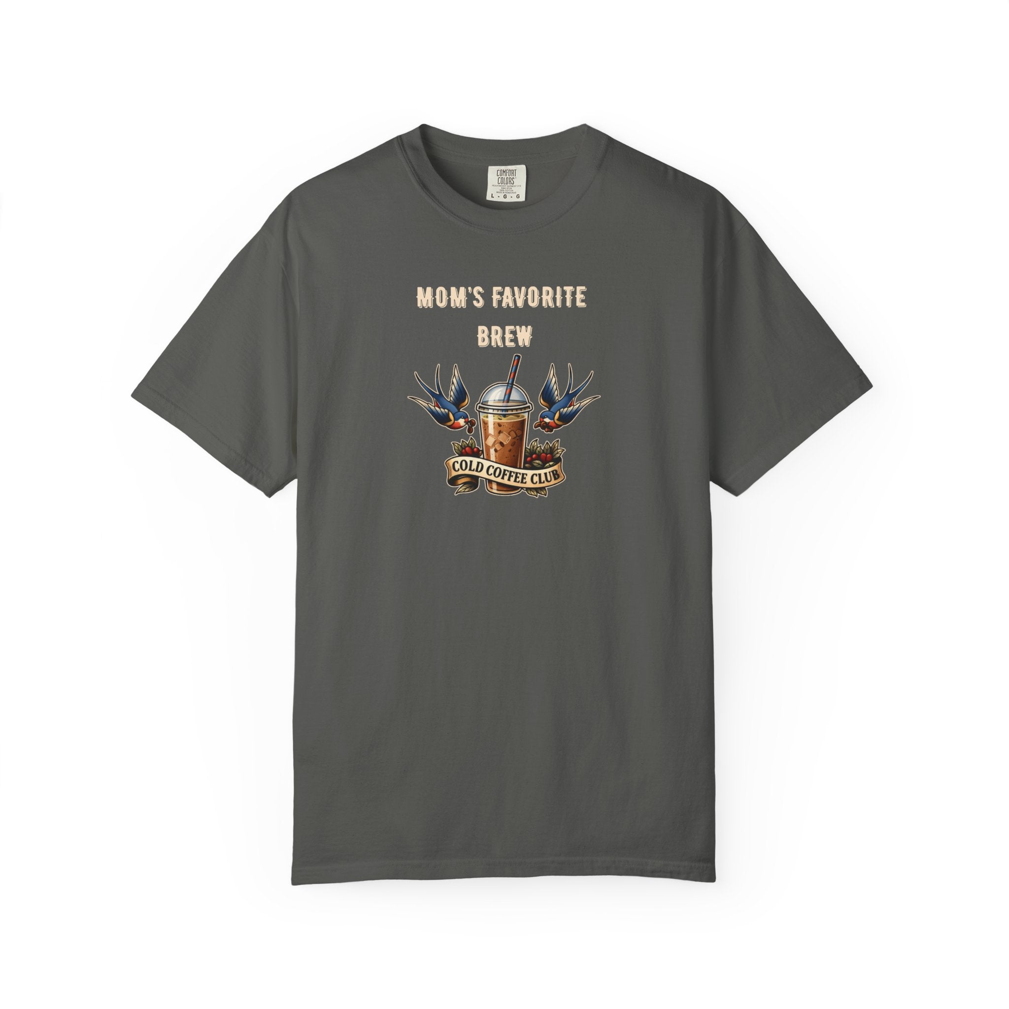 Mom's Favorite Brew Cold Coffee Club T-Shirt