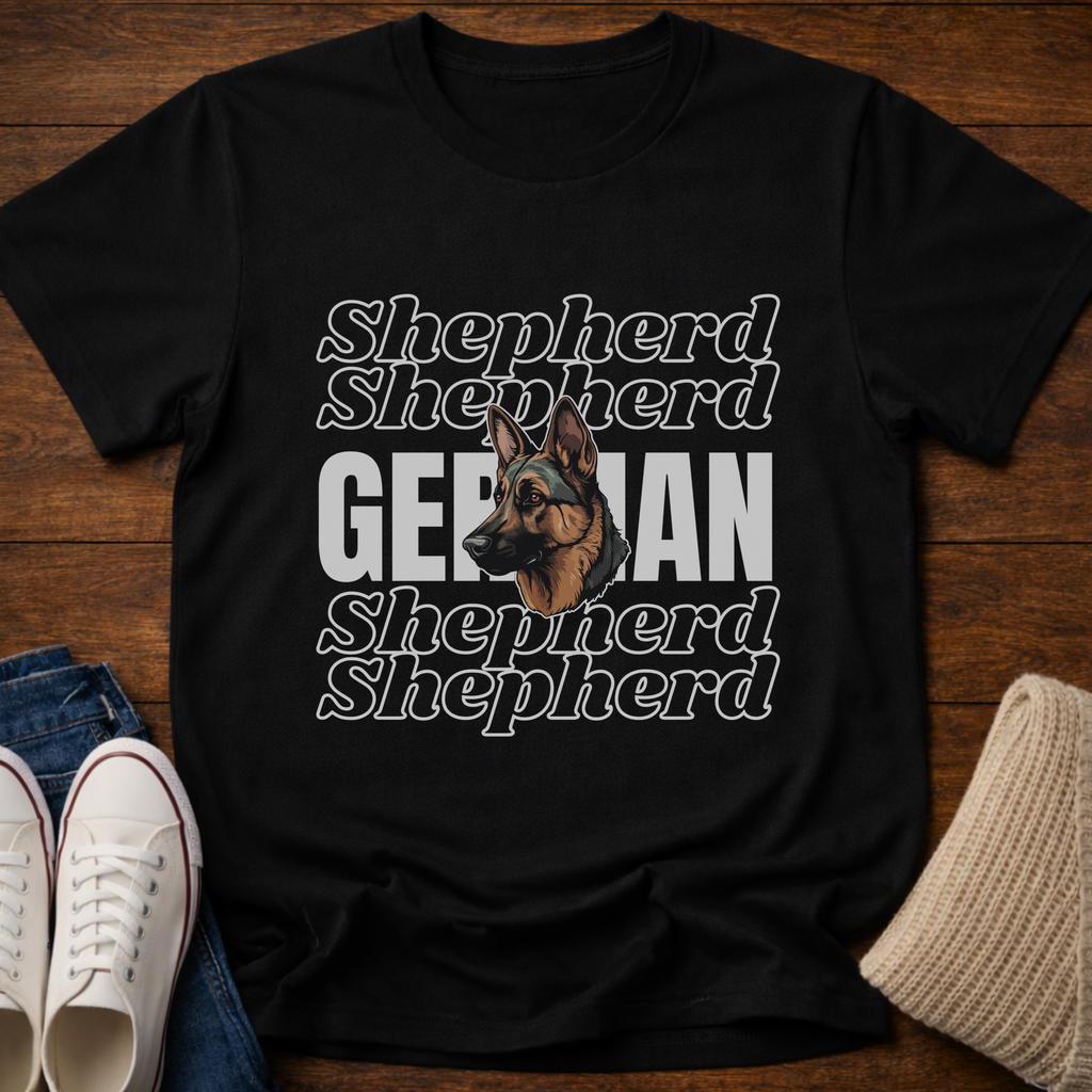 Retro Shepherd Mom T-Shirt