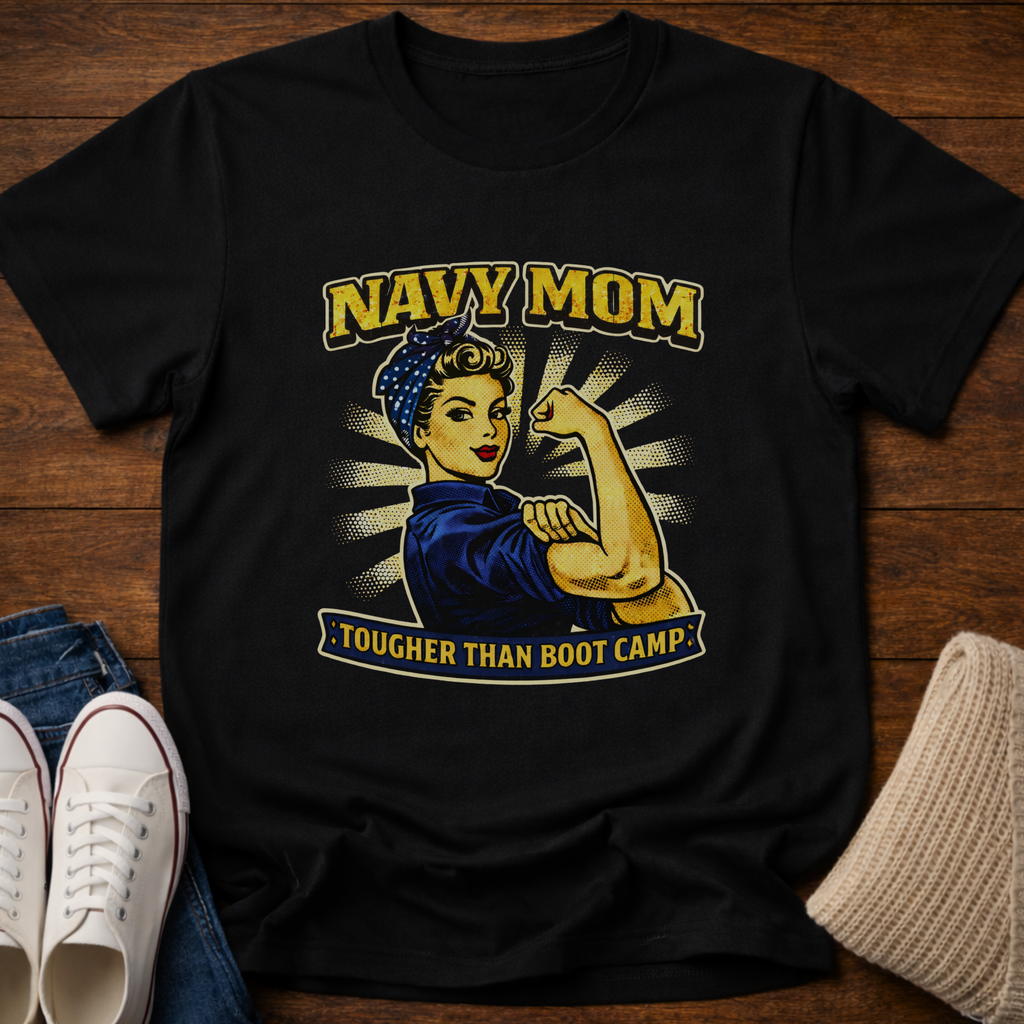 Navy Mom T-Shirt