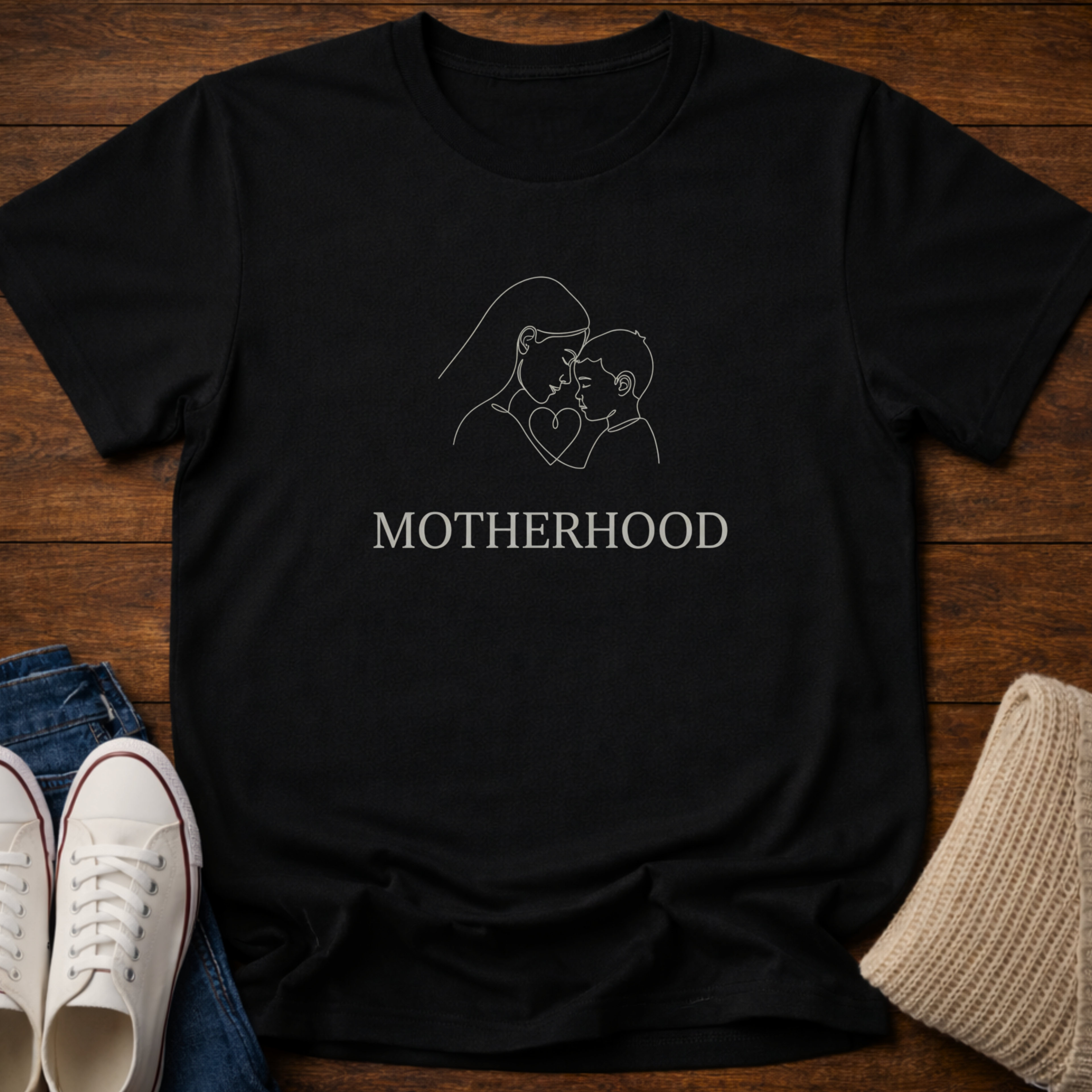 Motherhood Minimalist T-Shirt
