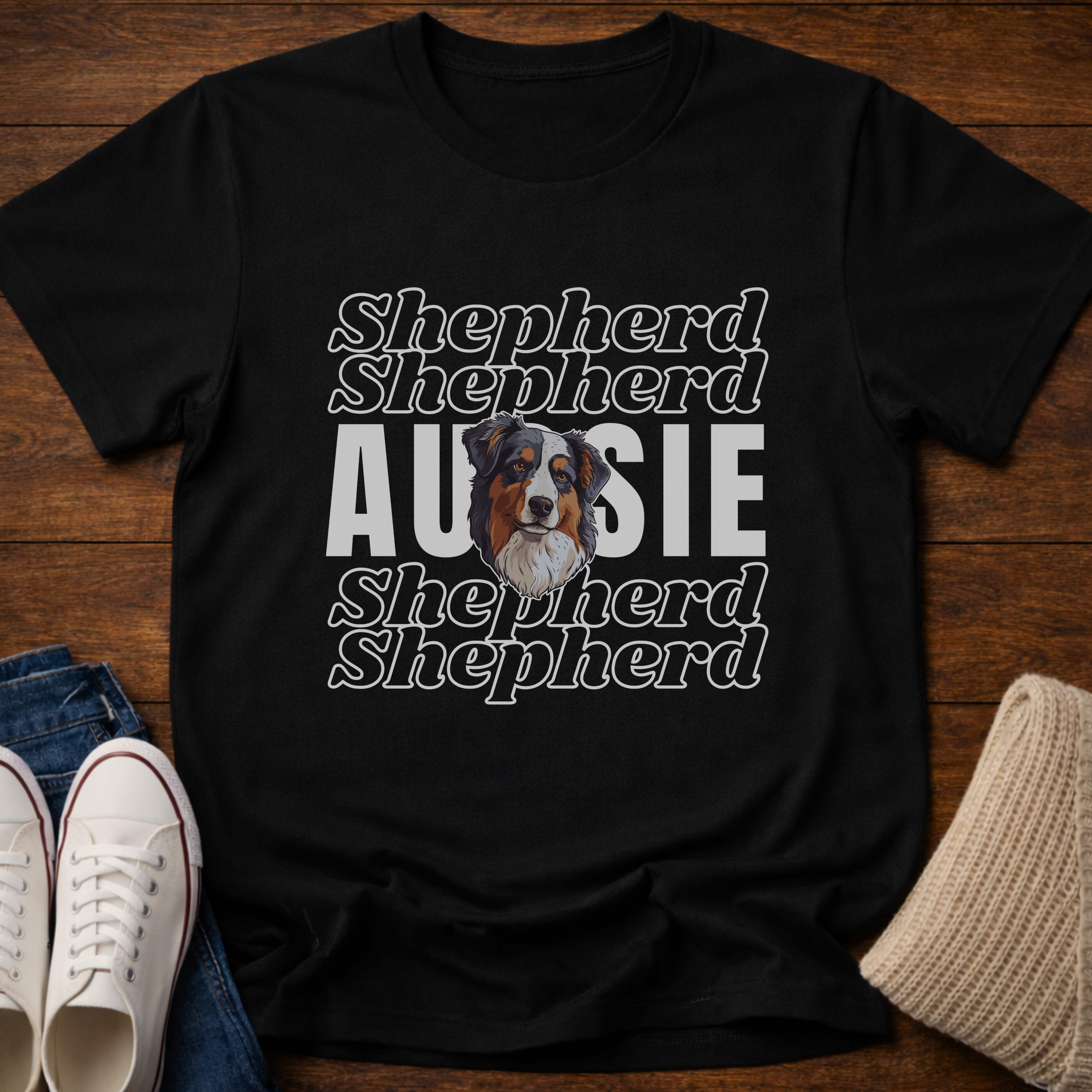 Retro Aussie Mom T-Shirt