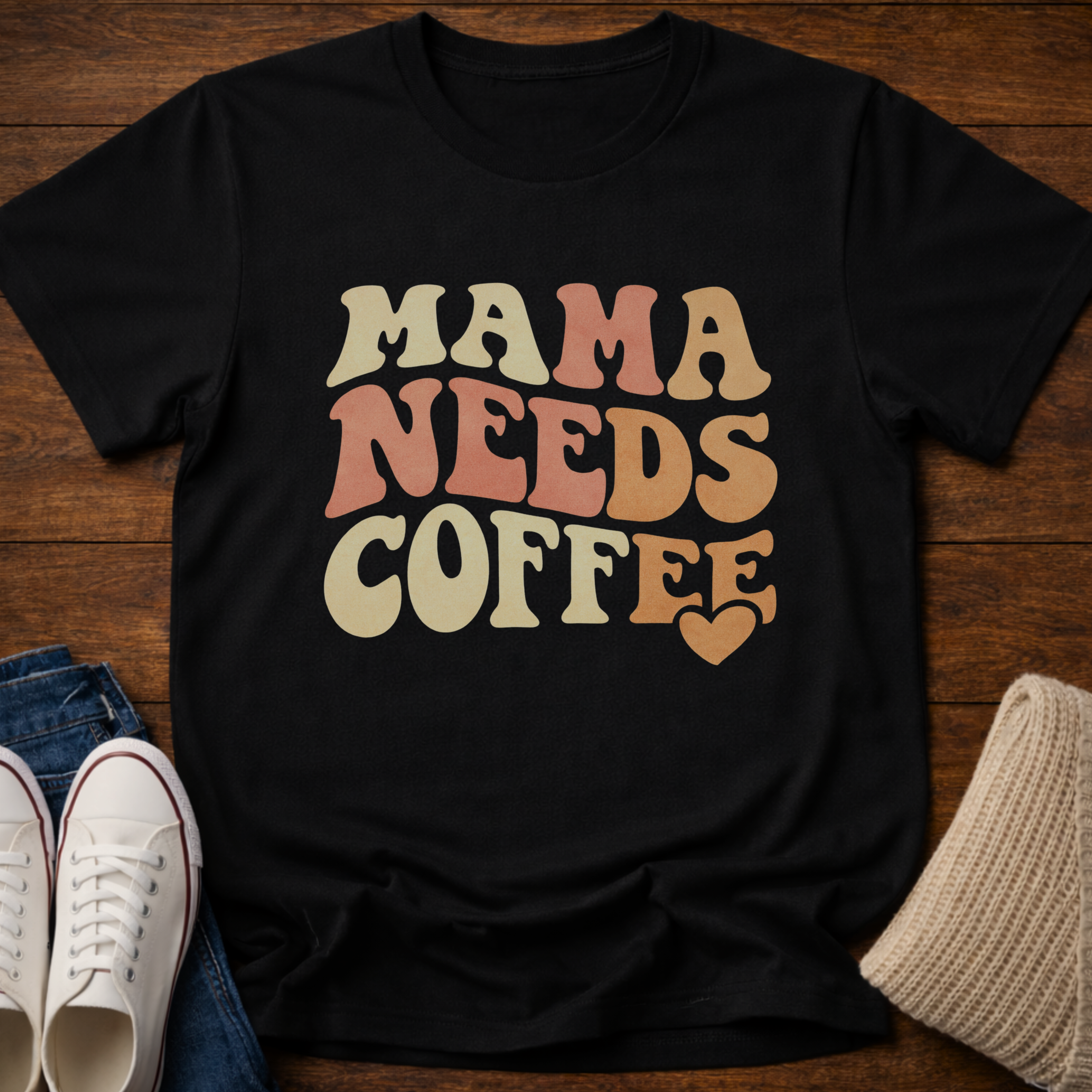 Retro Coffee Mama T-Shirt