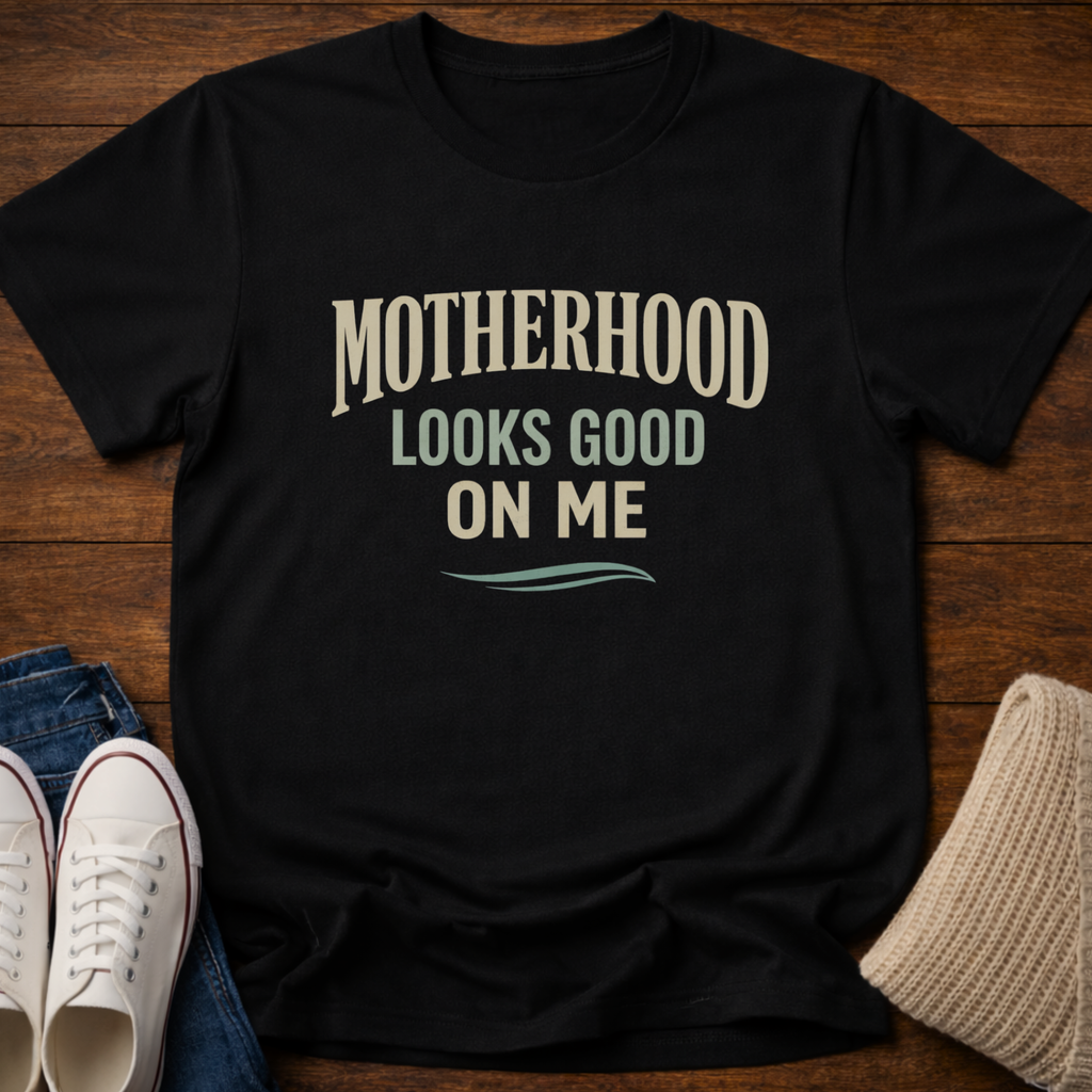 Motherhood Looks Good on Me T-Shirt