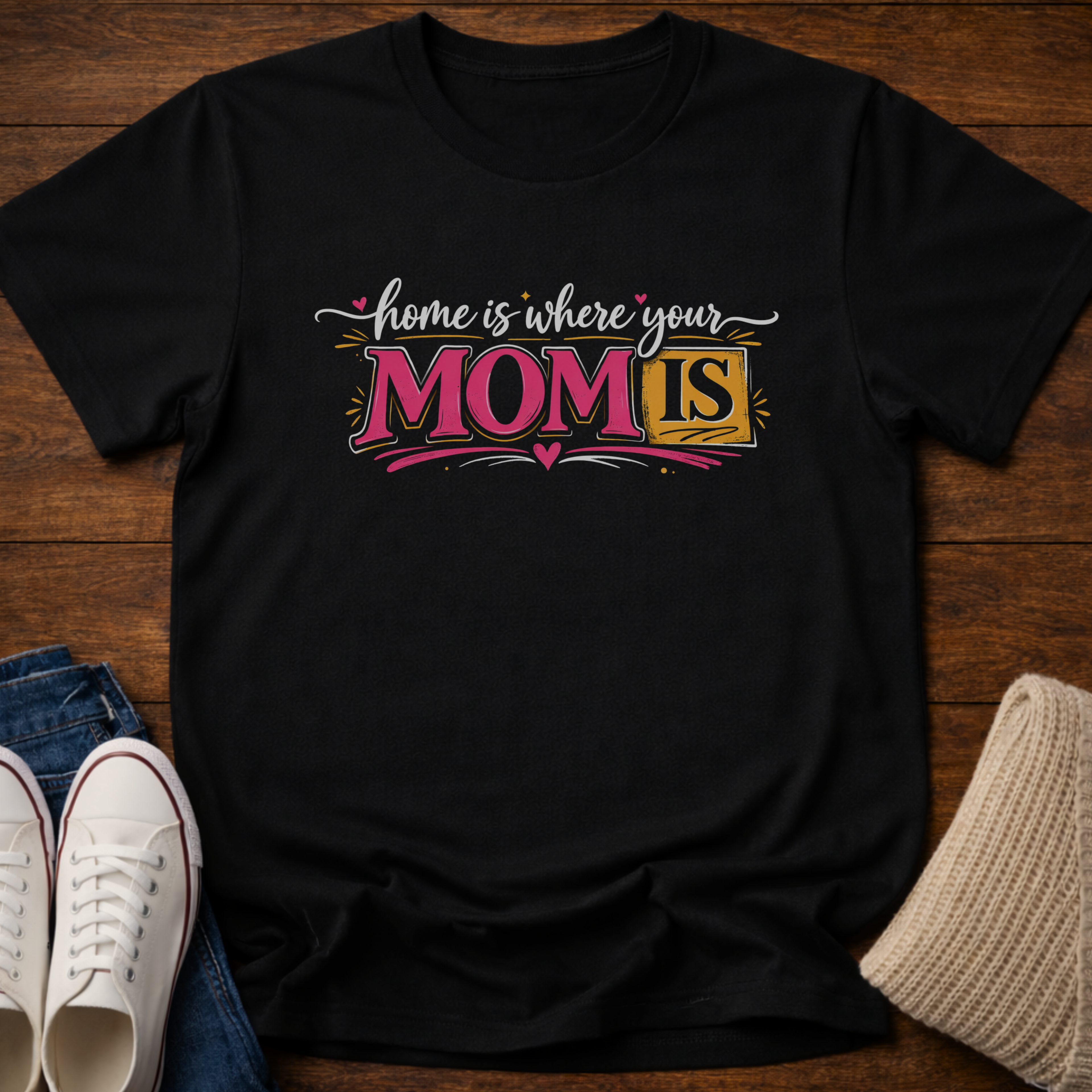 Home Is Where Your Mom Is T-Shirt