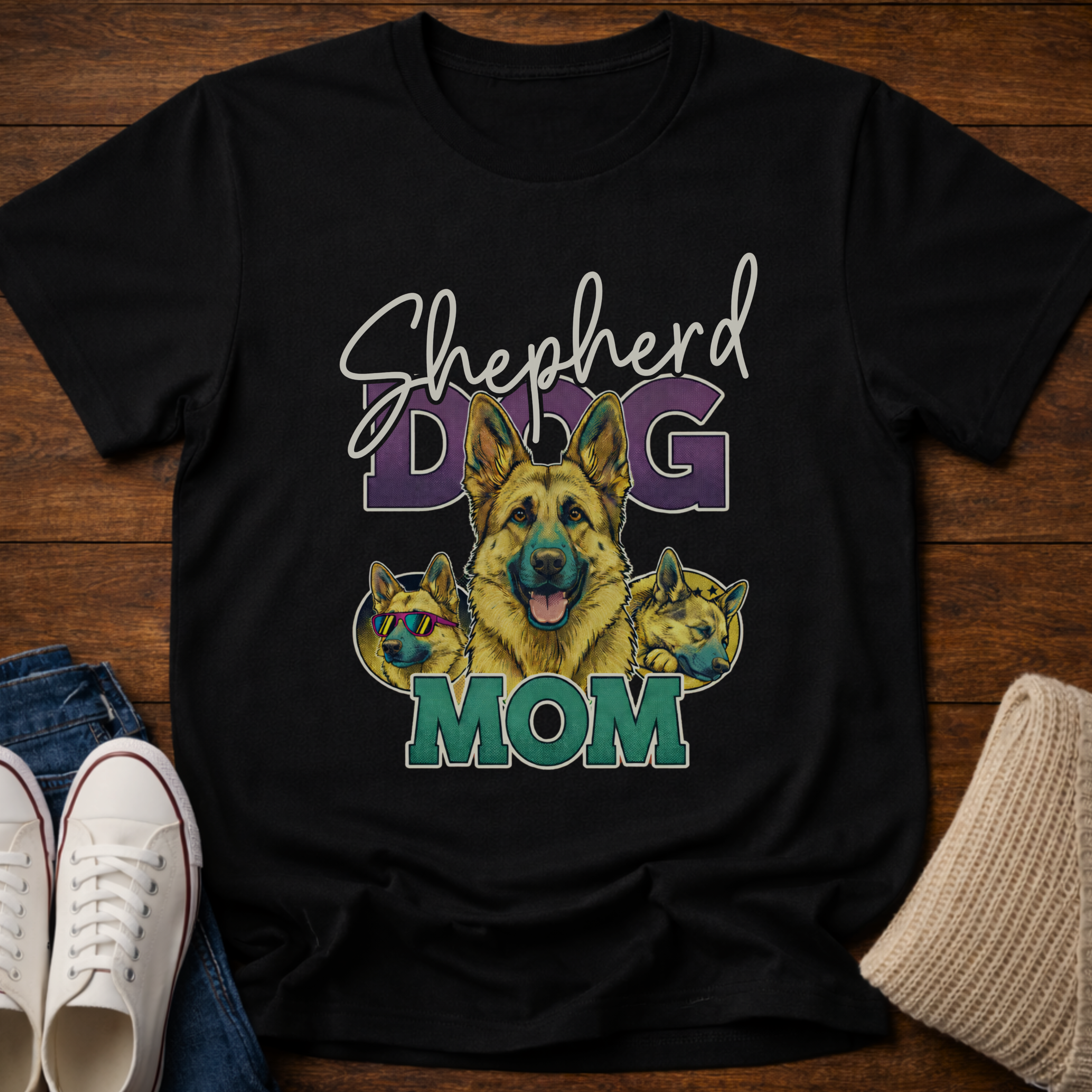 90's Retro Shepherd T-Shirt