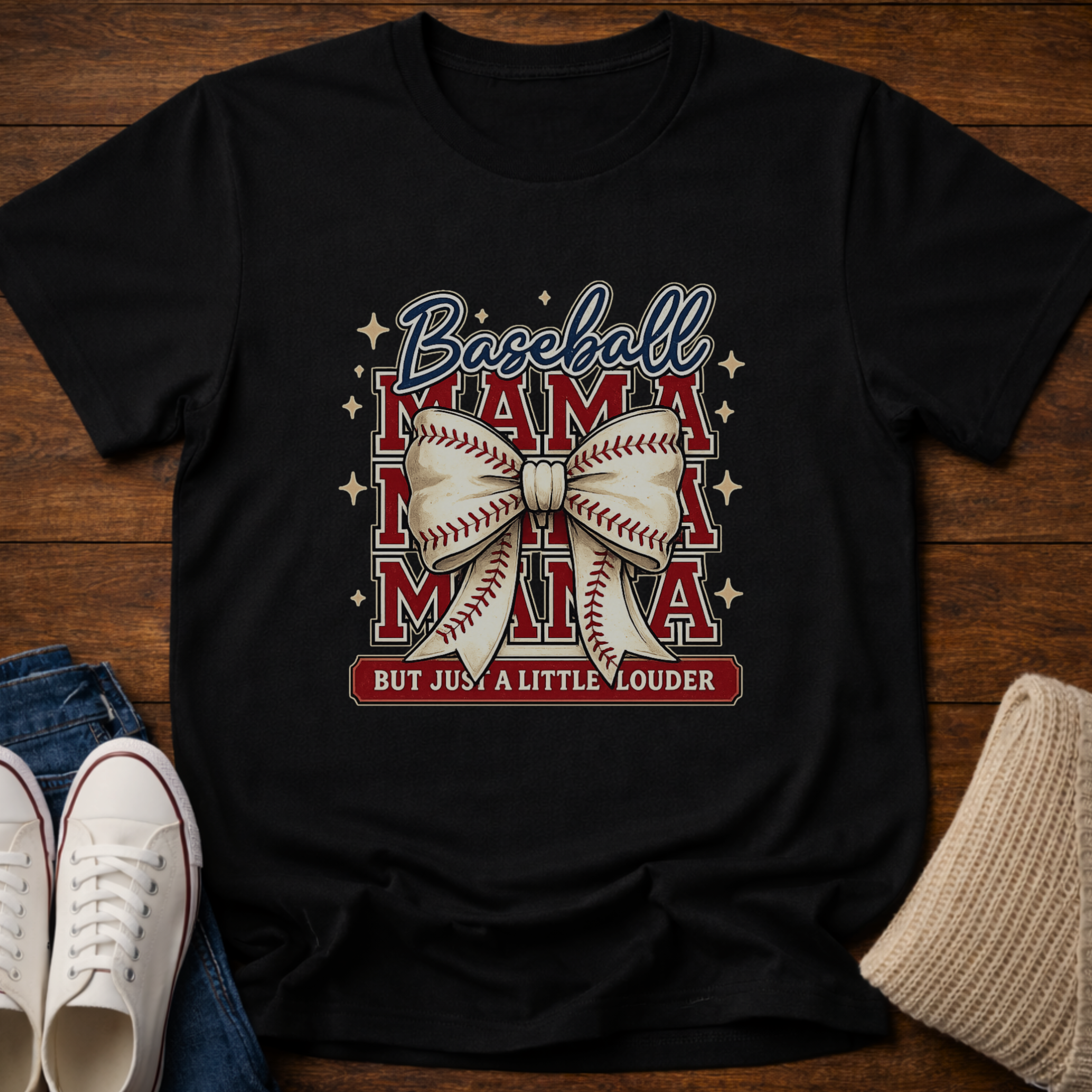 Baseball Mama Coquette T-Shirt