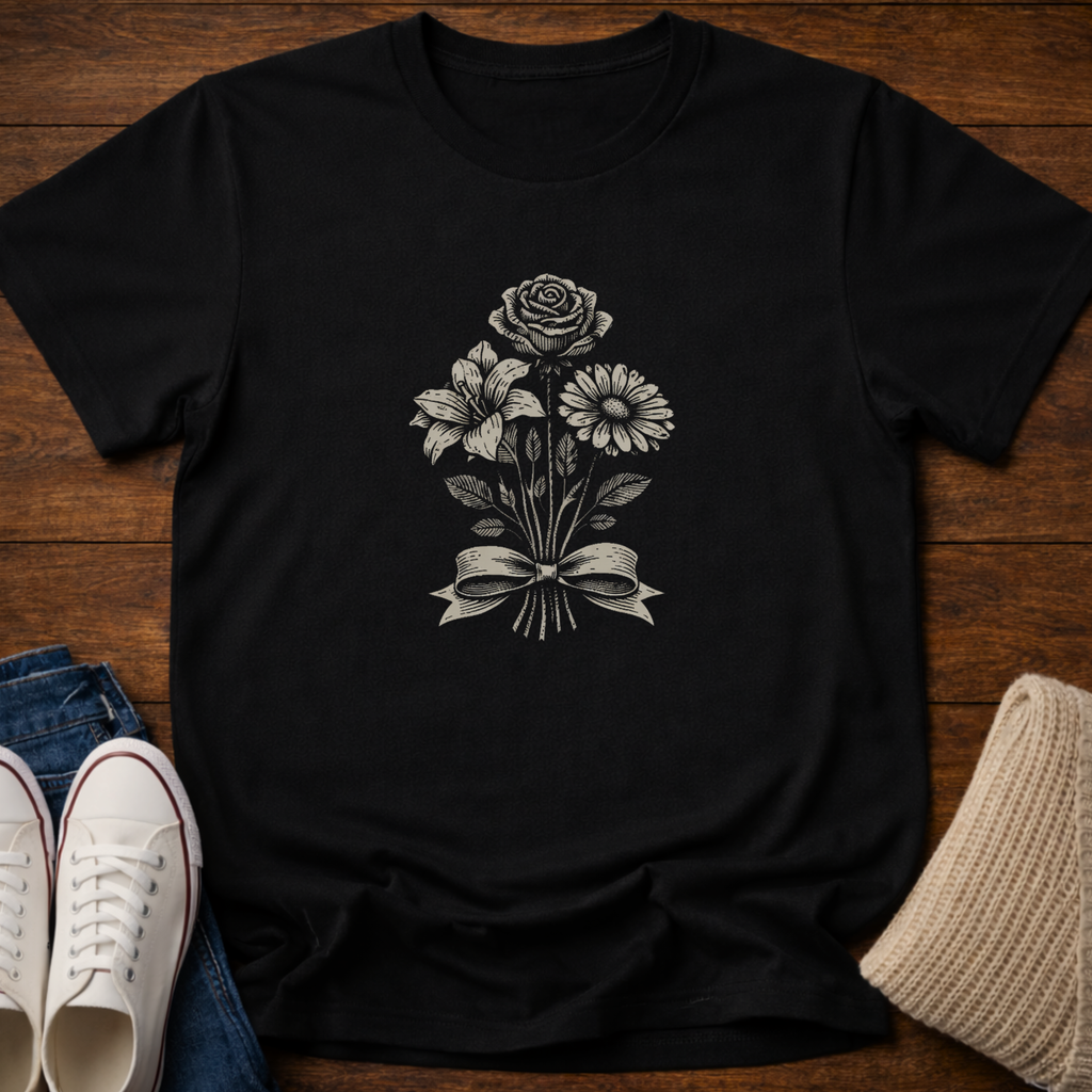 Bouquet and Ribbon T-Shirt