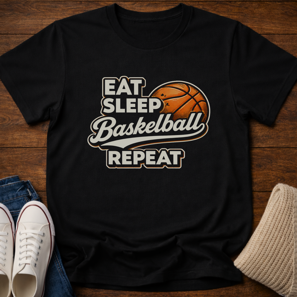 Basketball Repeat T-Shirt