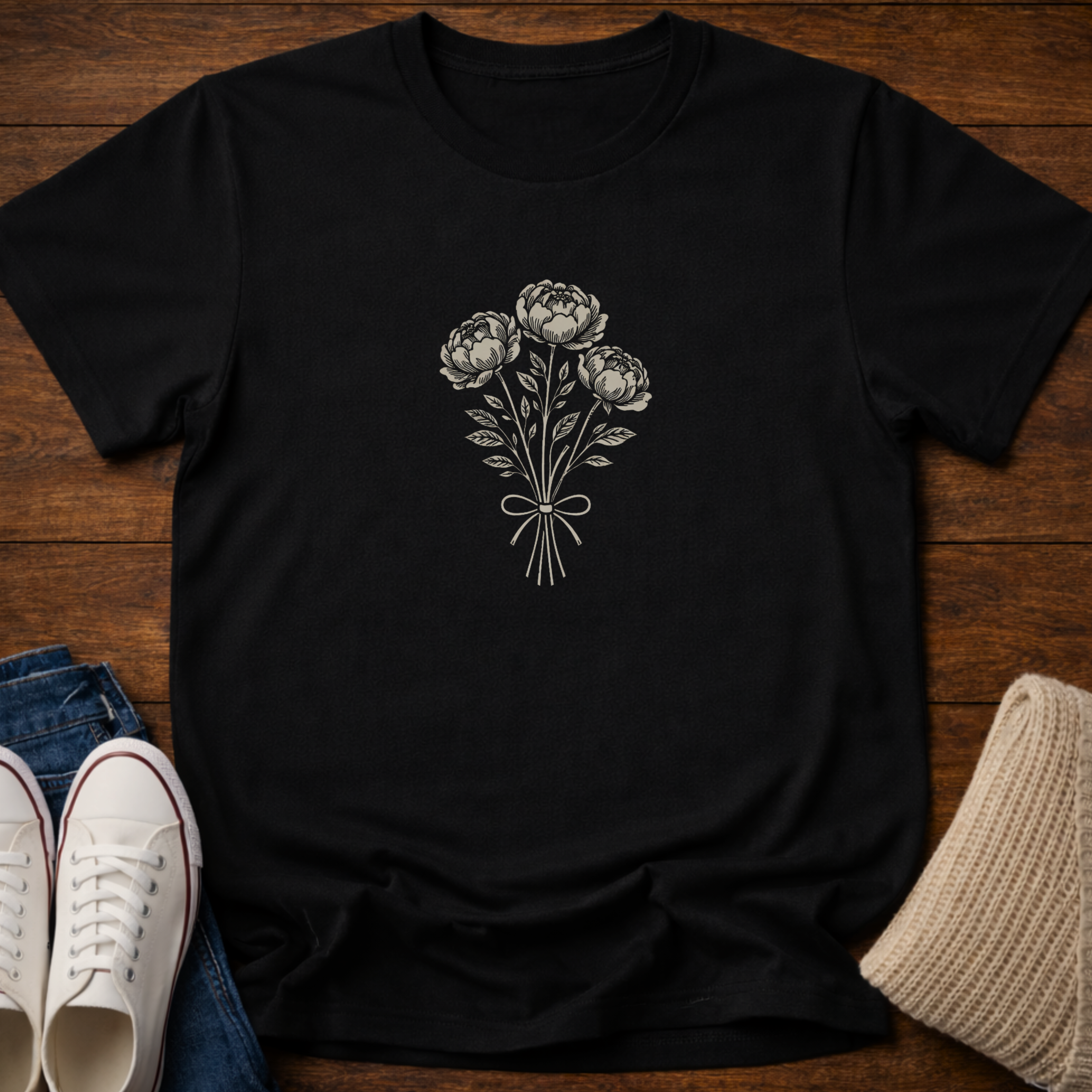 Floral Minimalist T-Shirt