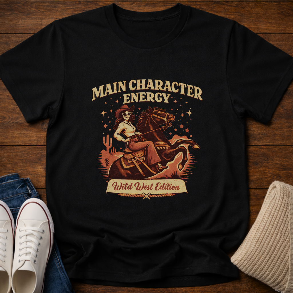 Main Character Energy Wild West Edition T-Shirt