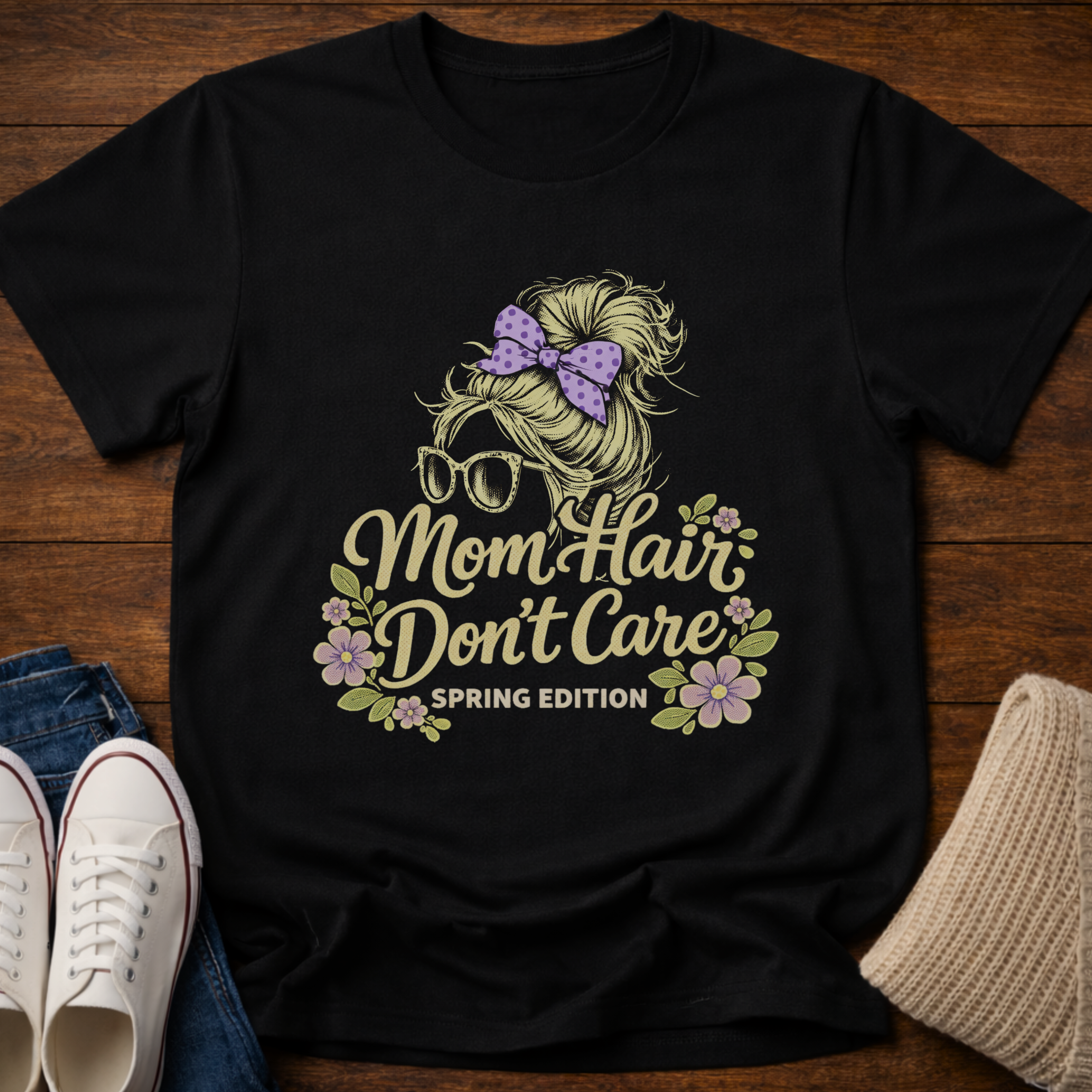 Mom Hair Don't Care T-Shirt