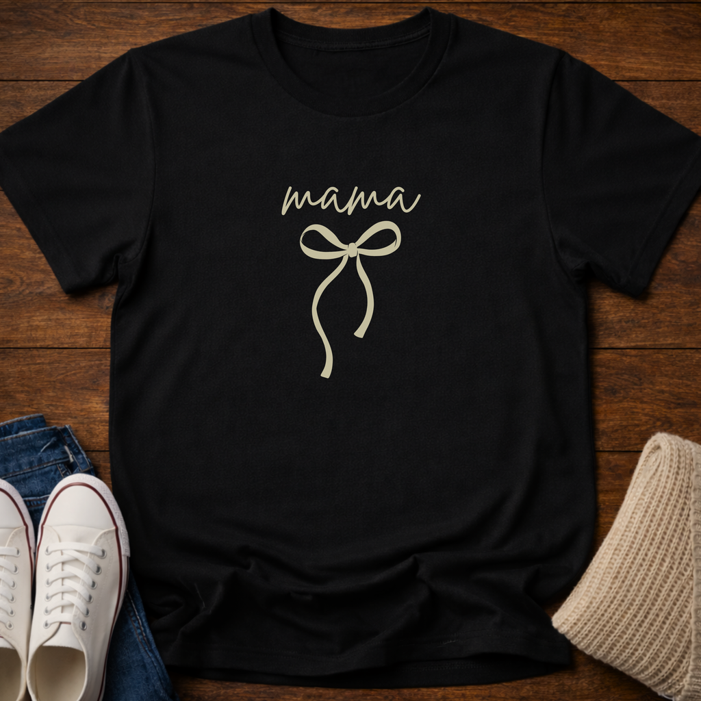 Minimalist Mama Ribbon T-Shirt