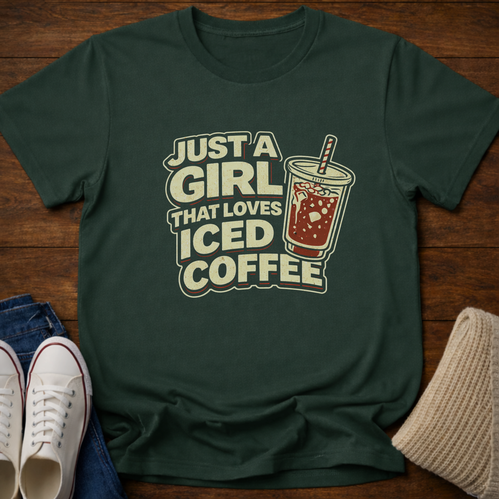 Just a Girl That Loves Iced Coffee T-Shirt