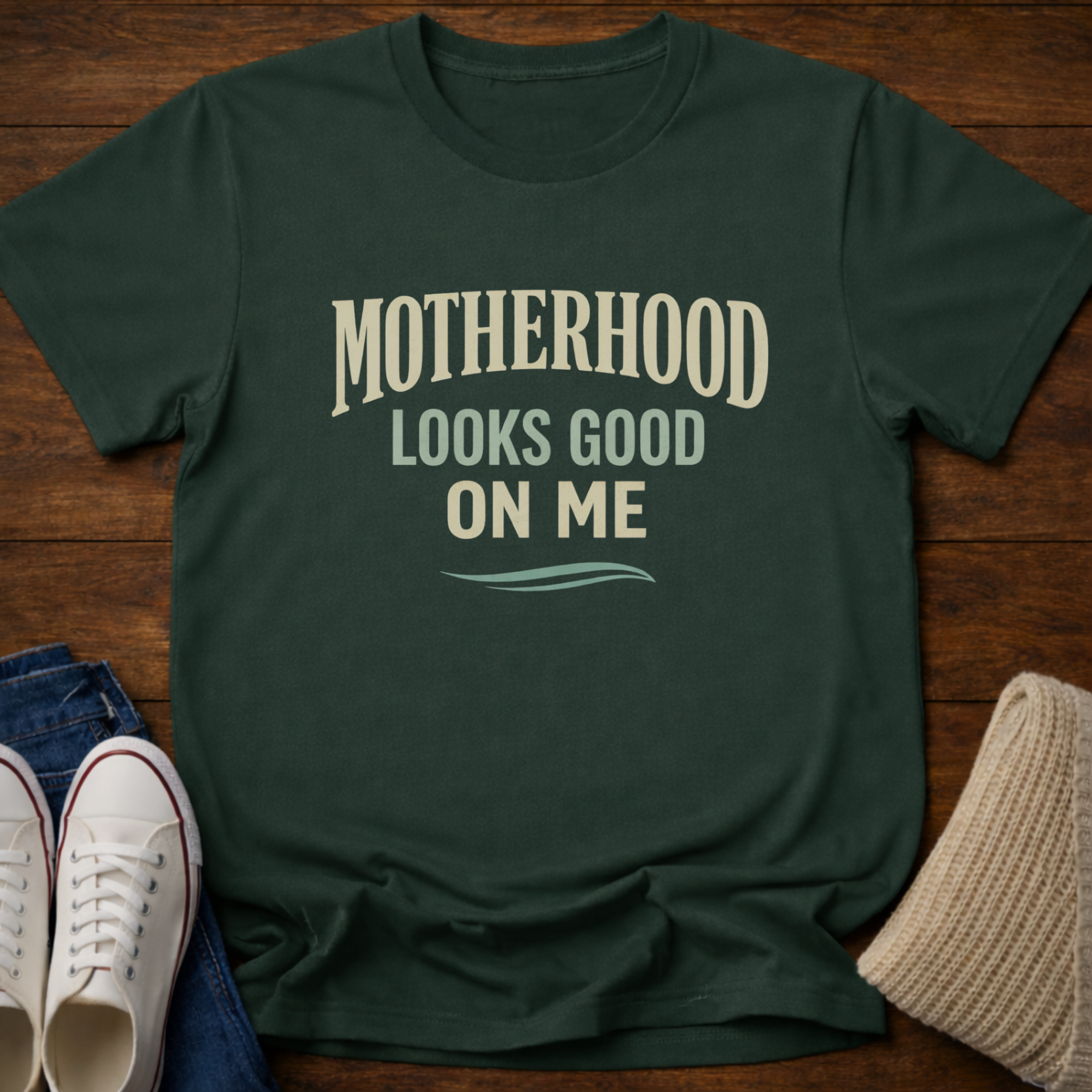 Motherhood Looks Good on Me T-Shirt