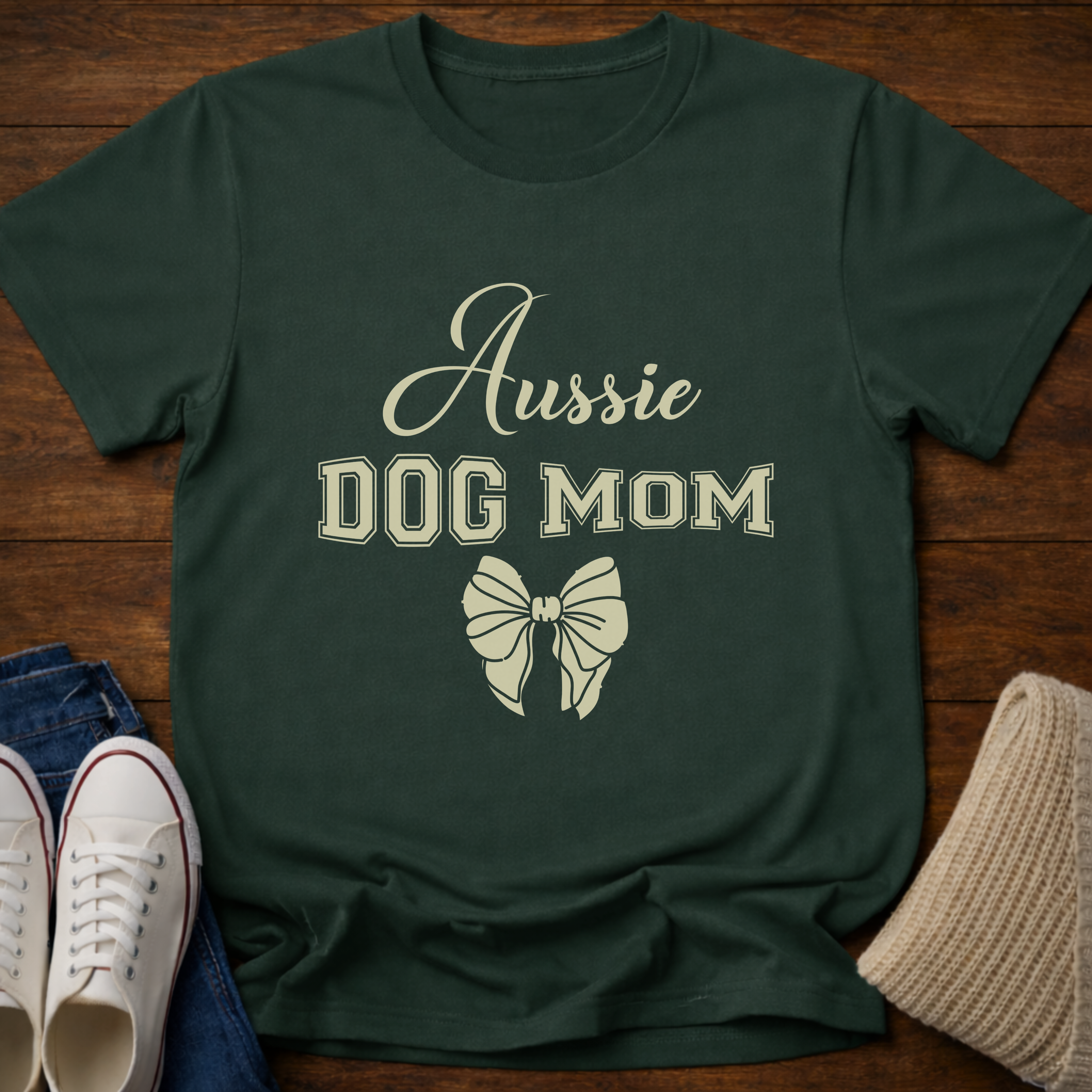 Aussie Mom Coquette T-Shirt