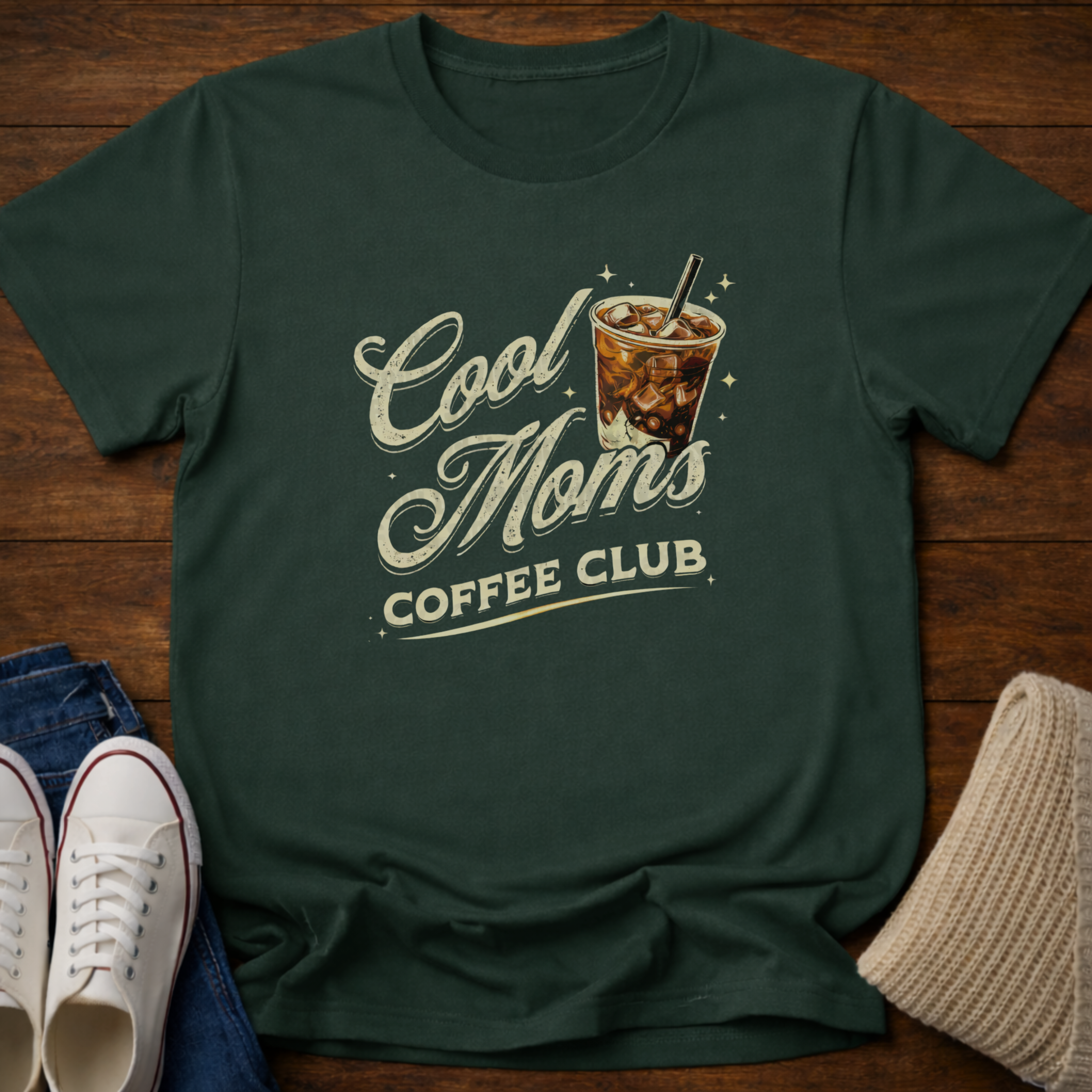 Cool Moms and Coffee T-Shirt