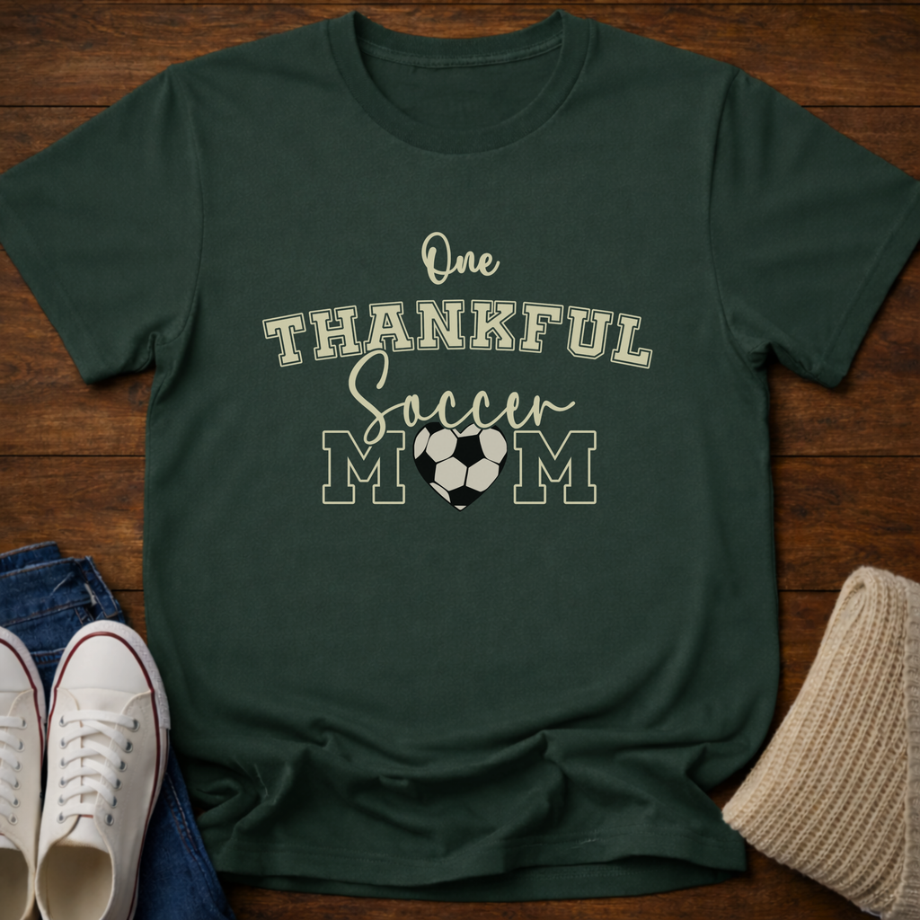 Thankful Soccer Mom T-Shirt