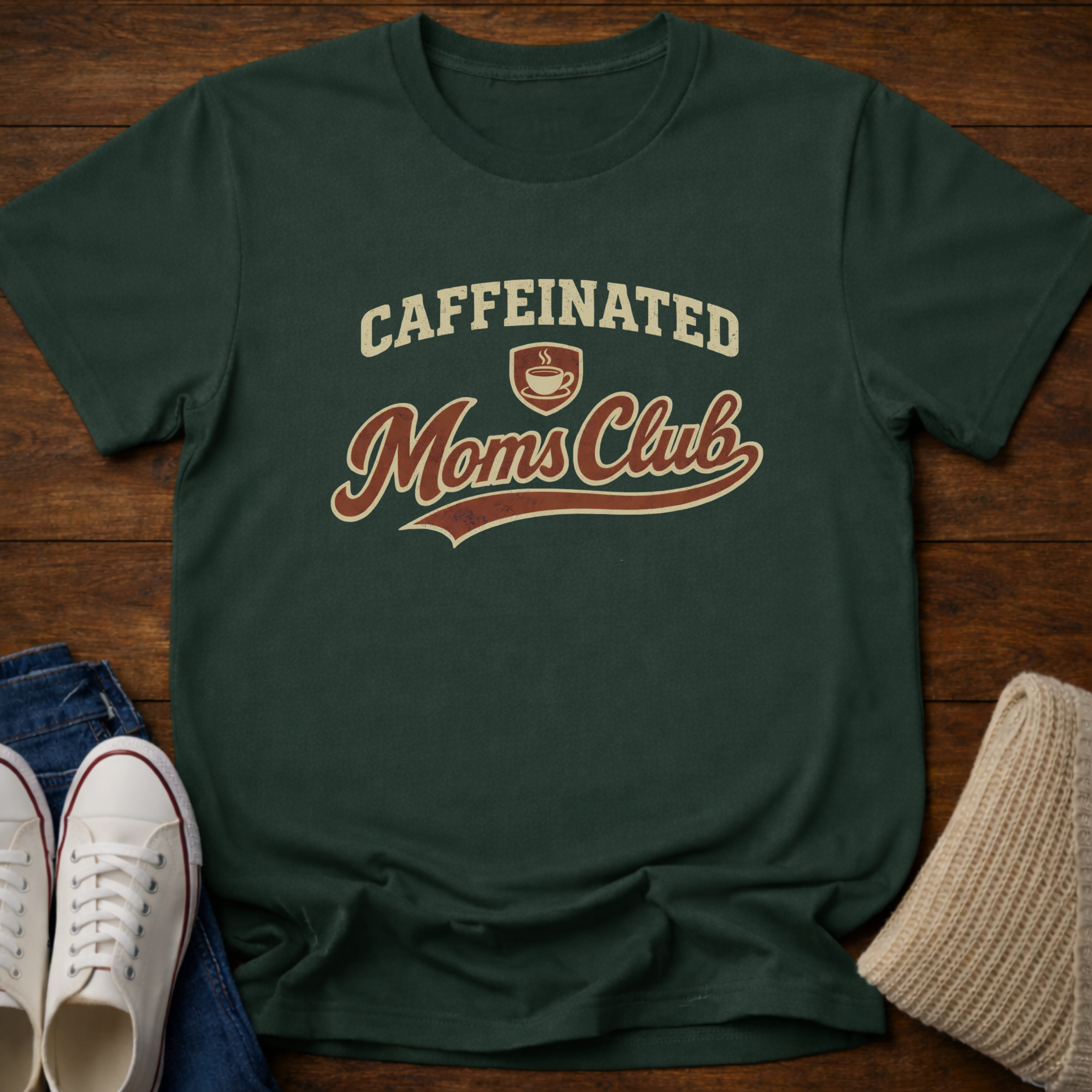 Caffeinated Moms Club T-Shirt