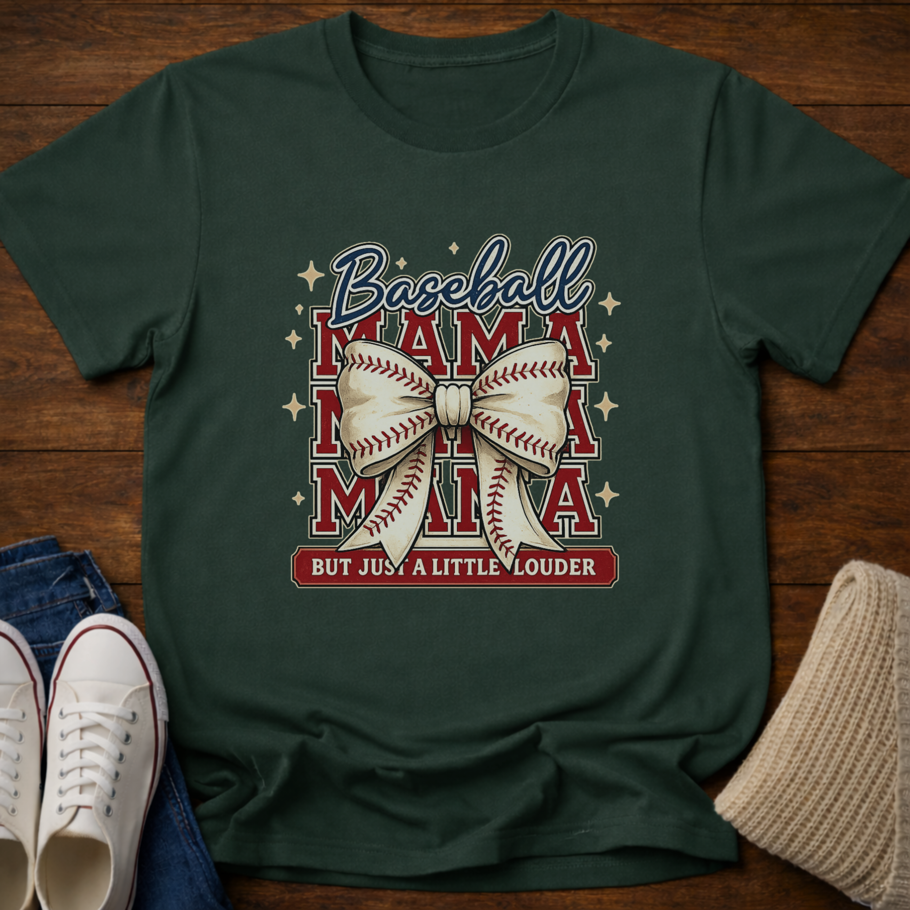 Baseball Mama Coquette T-Shirt