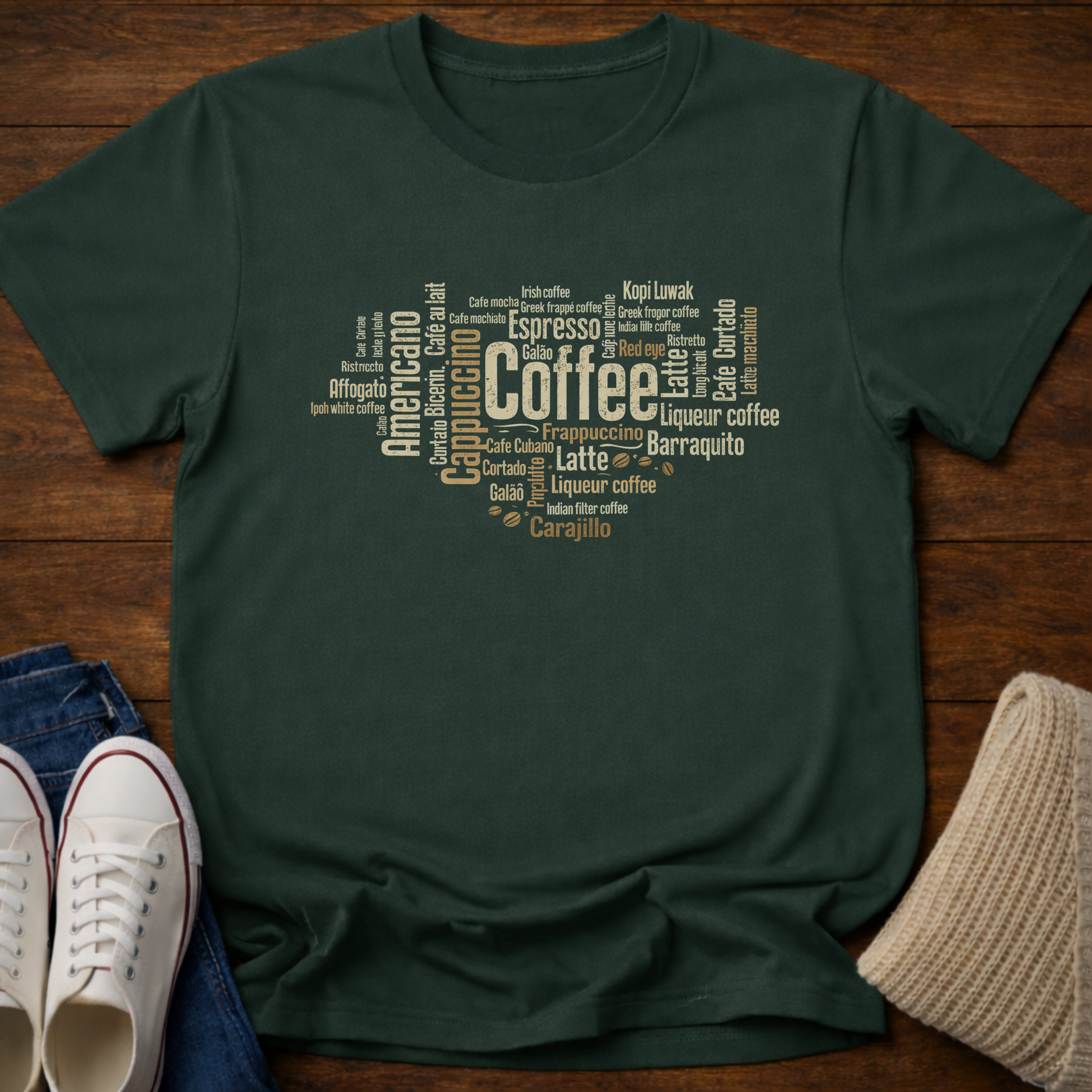 Coffee Collage T-Shirt
