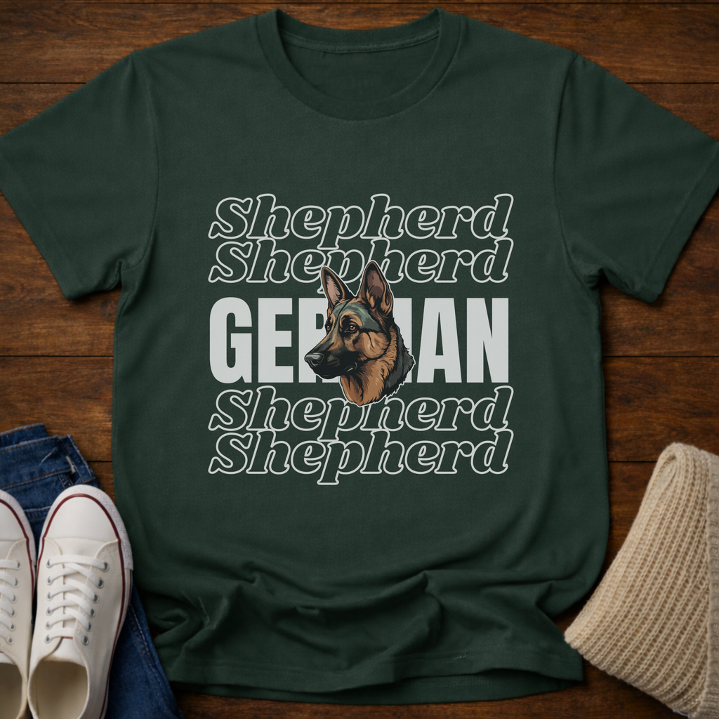 Retro Shepherd Mom T-Shirt