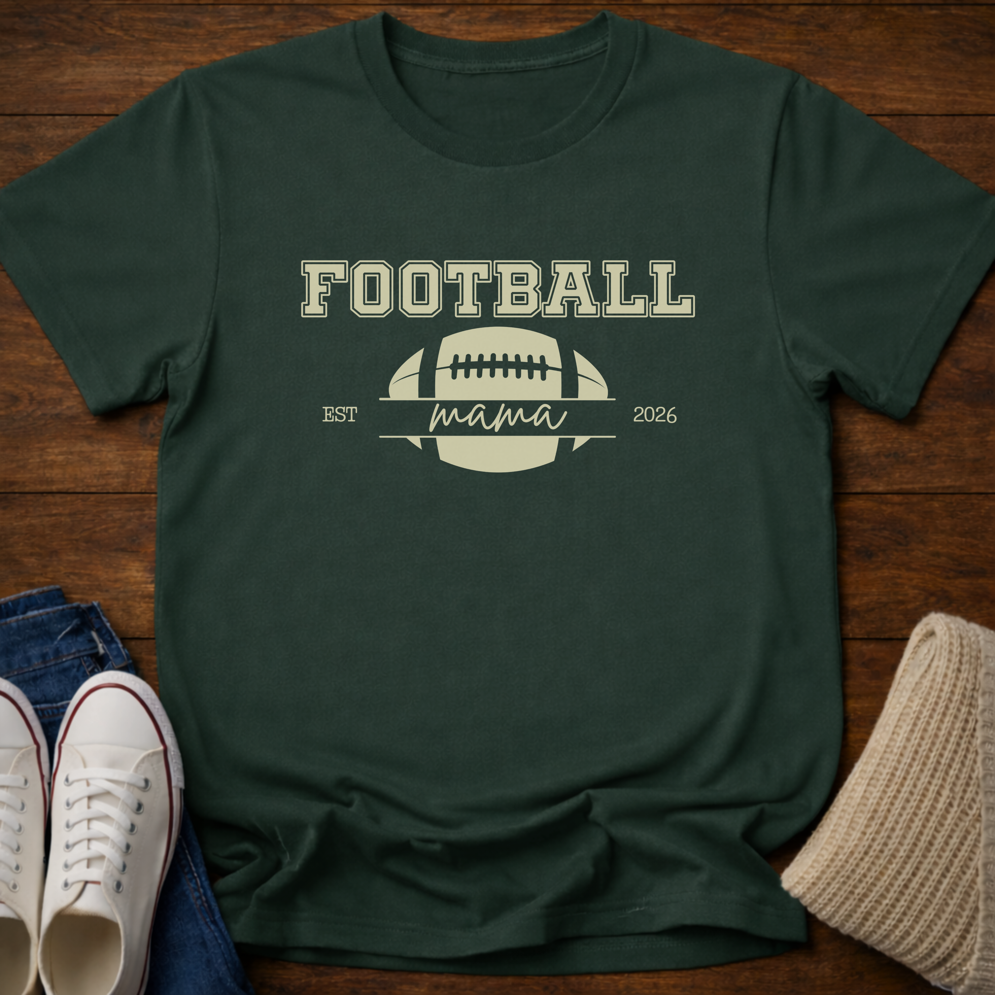 Football Mama 2026 T-Shirt