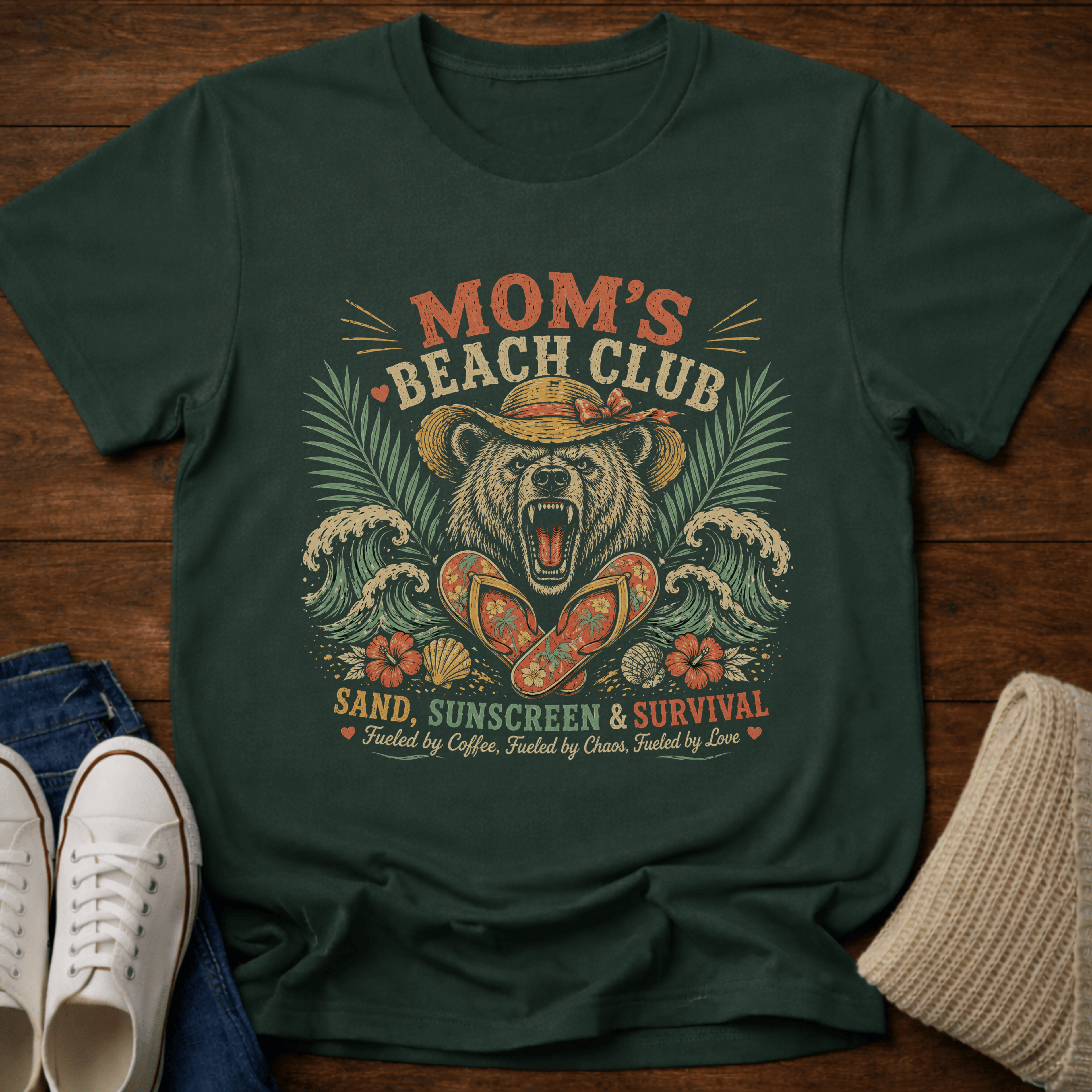 Mom's Beach Club T-Shirt
