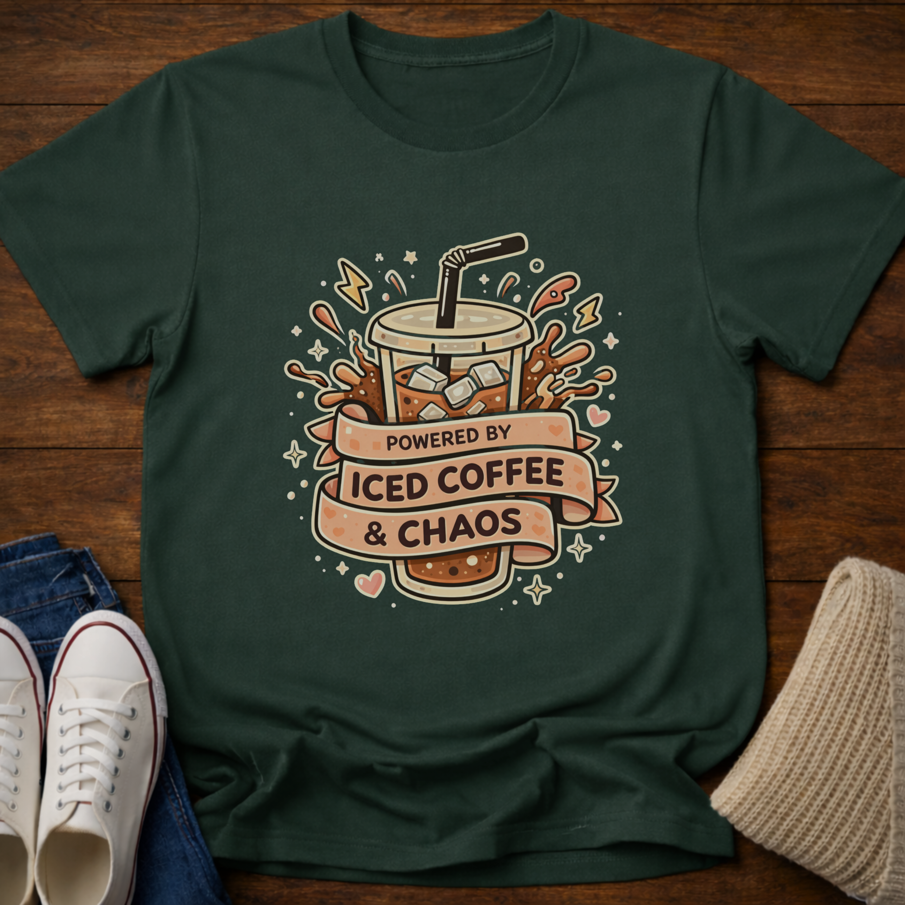 Iced Coffee + Chaos T-Shirt