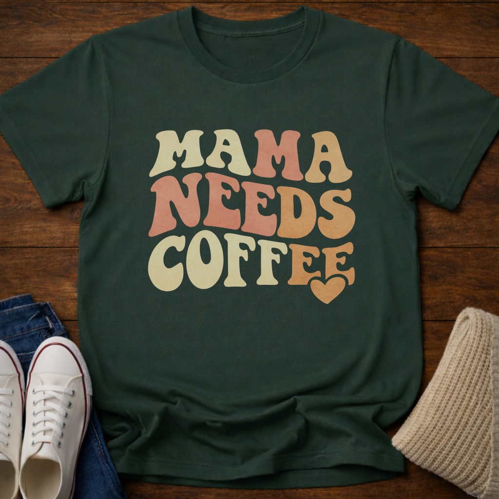Retro Coffee Mama T-Shirt