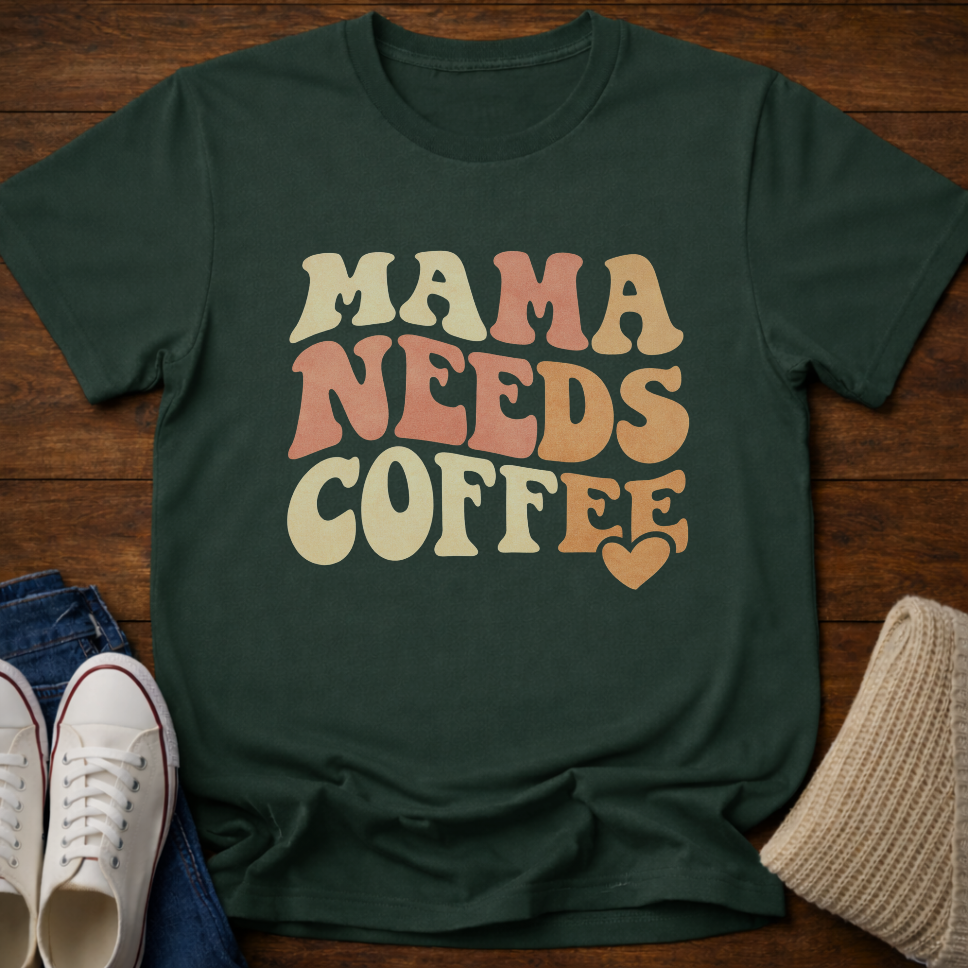 Retro Coffee Mama T-Shirt