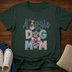 Aussie Mom Paw Print T-Shirt