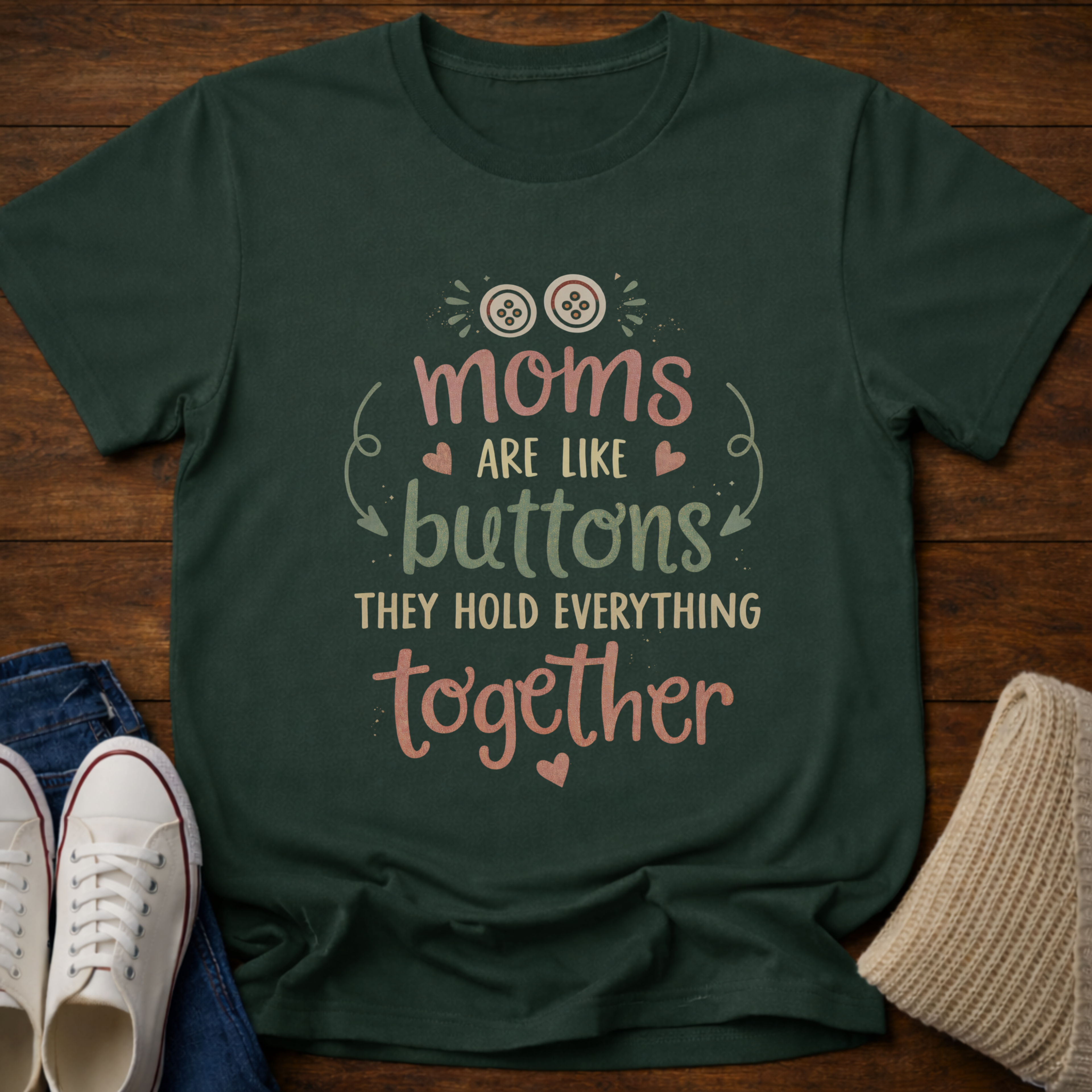 Buttons T-Shirt