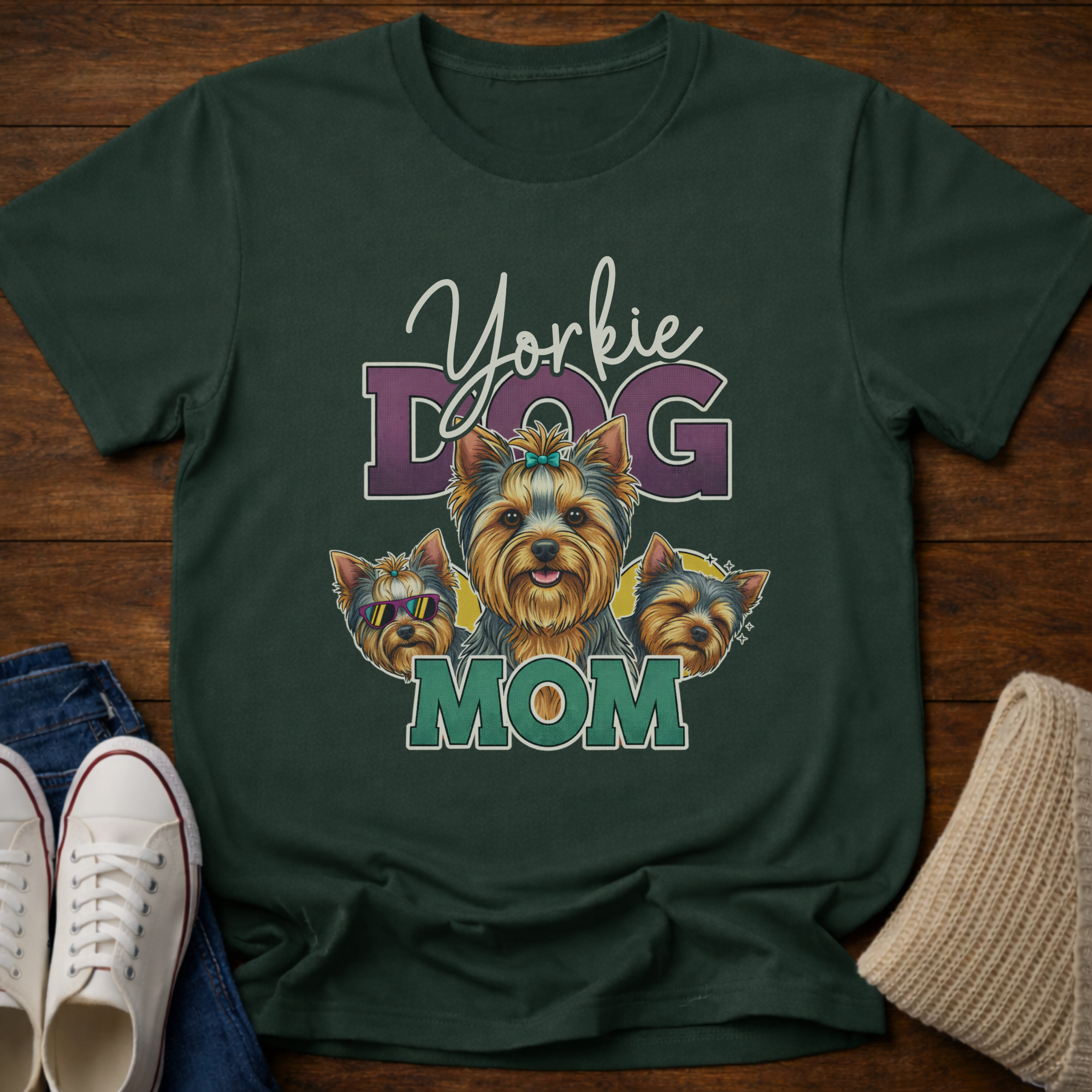 90's Retro Yorkie T-Shirt