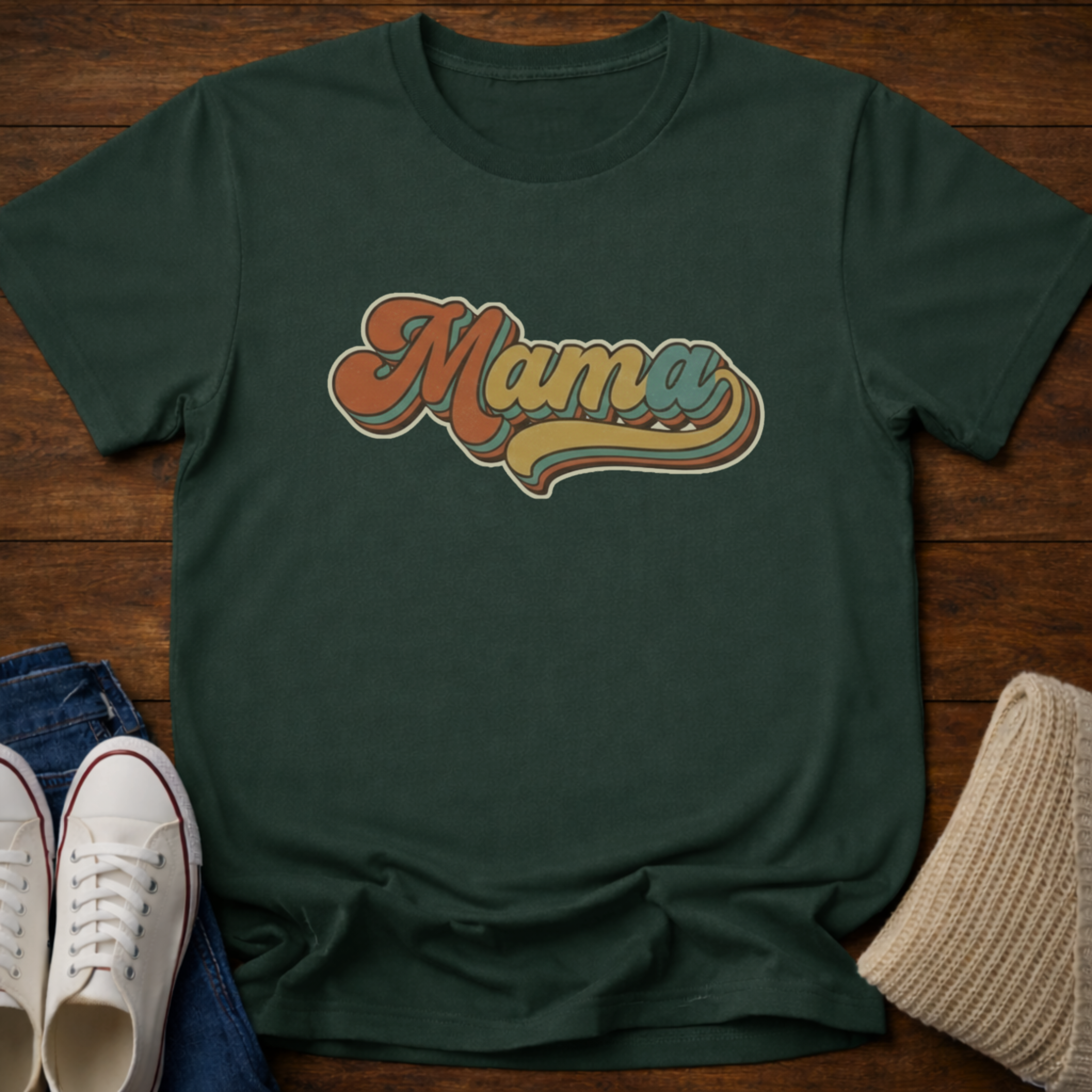 Mama Retro T-Shirt
