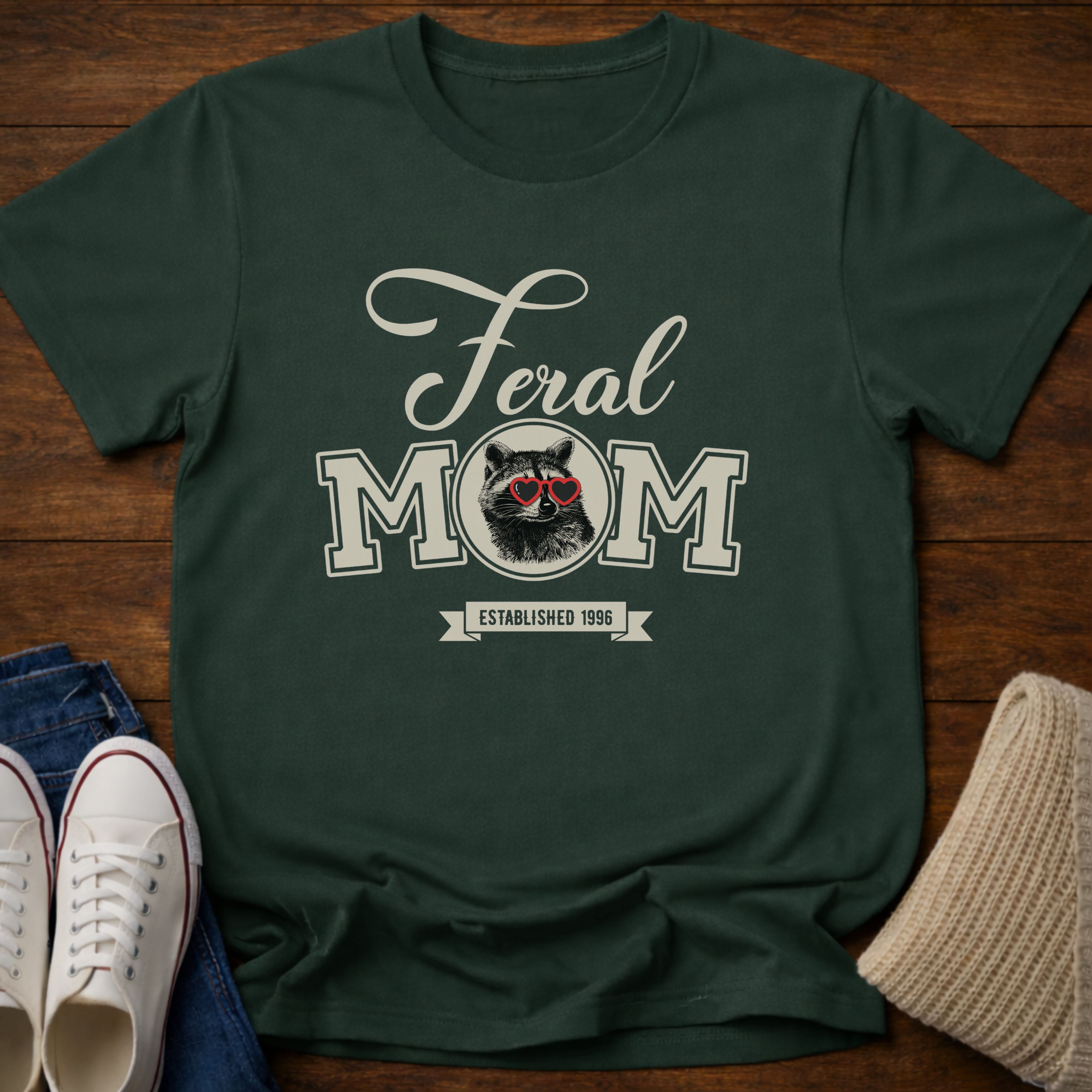 Feral Mom 1996 T-Shirt