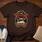 Basketball Mom Messy Bun T-Shirt